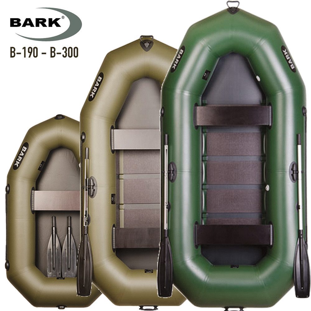 BARK Boote Schlauchboot 1,9m-3m, 1-3 Personen,