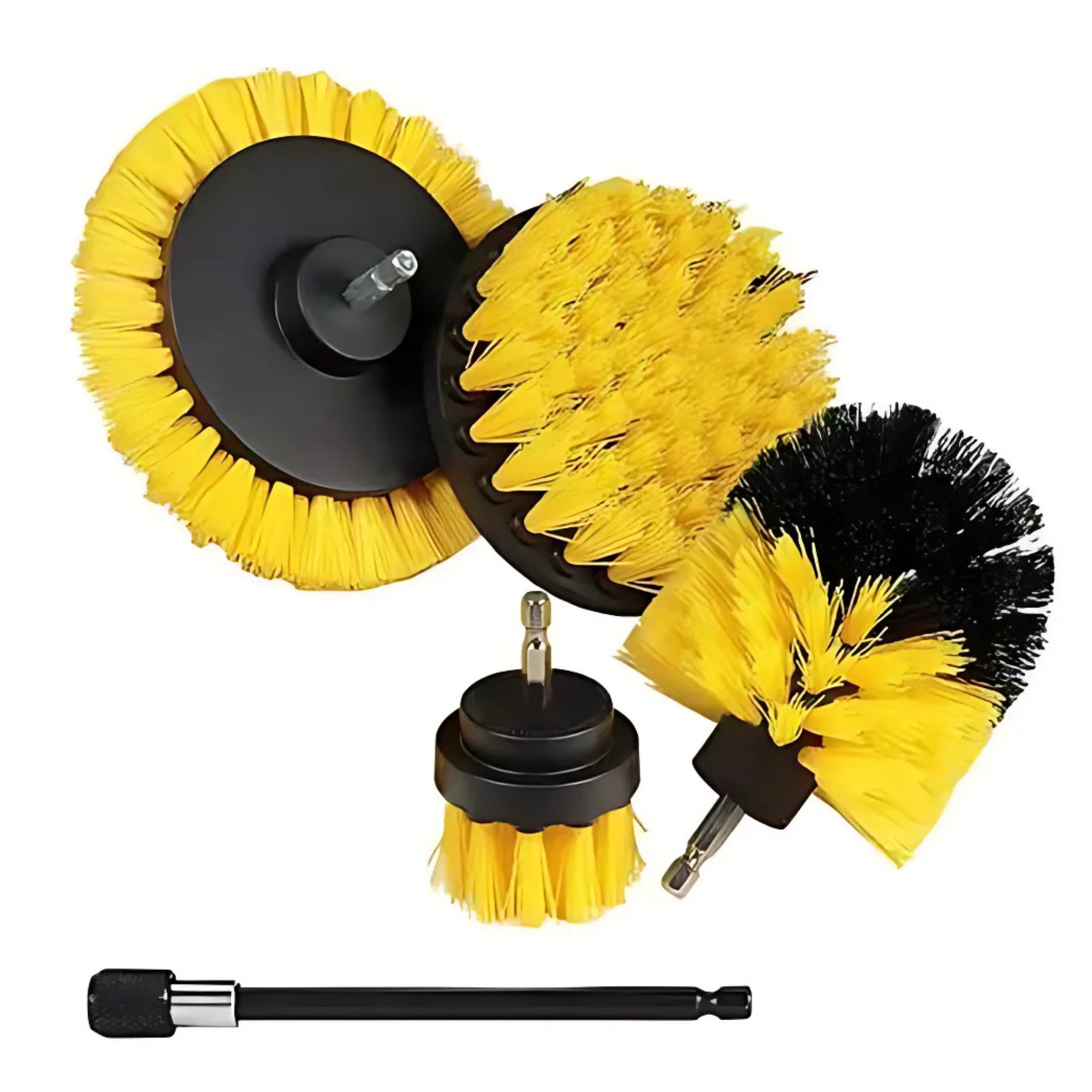 HS.SUPPLY Reinigungsbürsten-Set Bohrmaschinen Bürsten, Akkuschrauber Bürstenaufsätze,