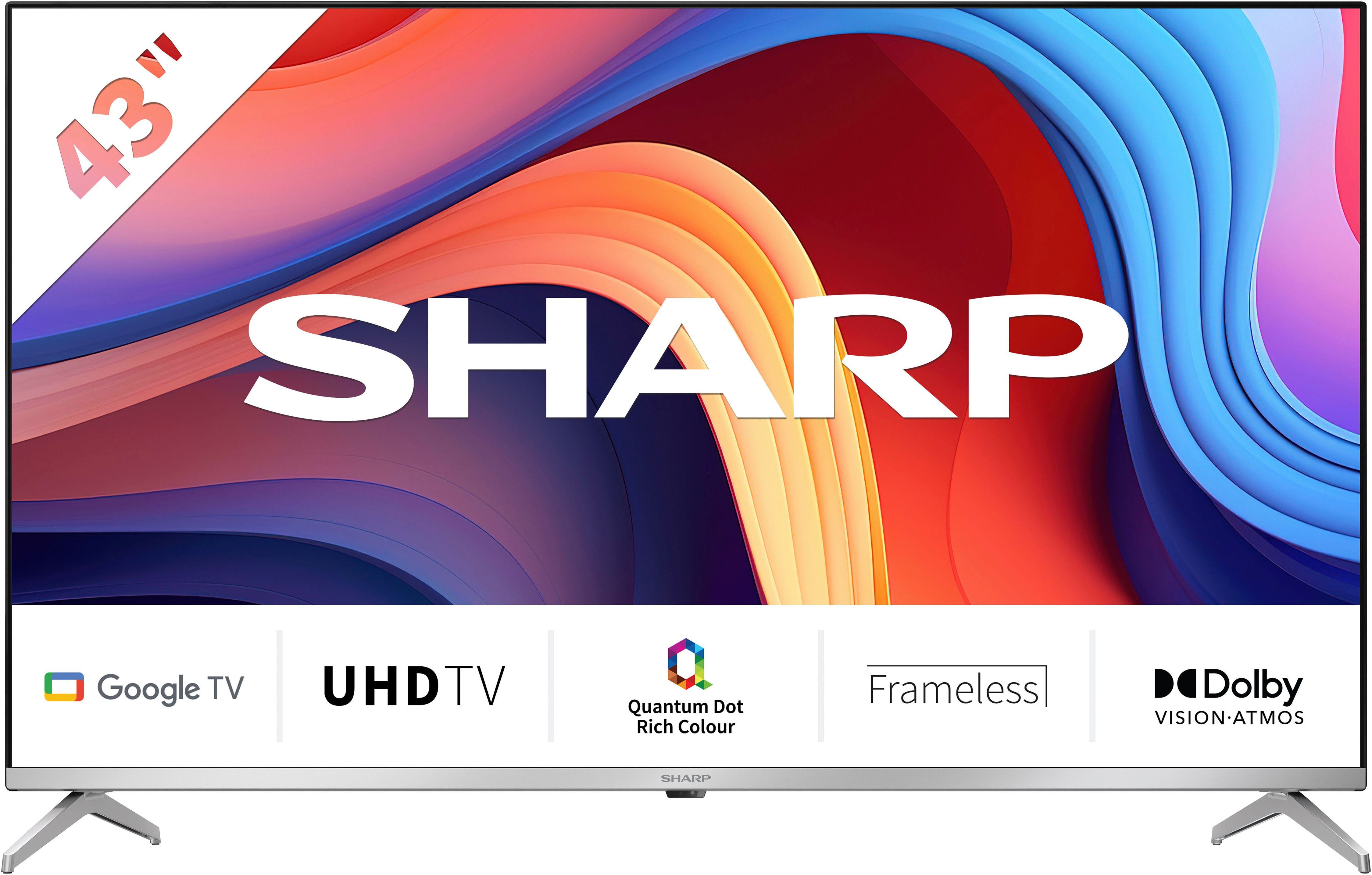 Sharp 4T-C43GPx QLED-Fernseher (108 cm/43 Zoll,