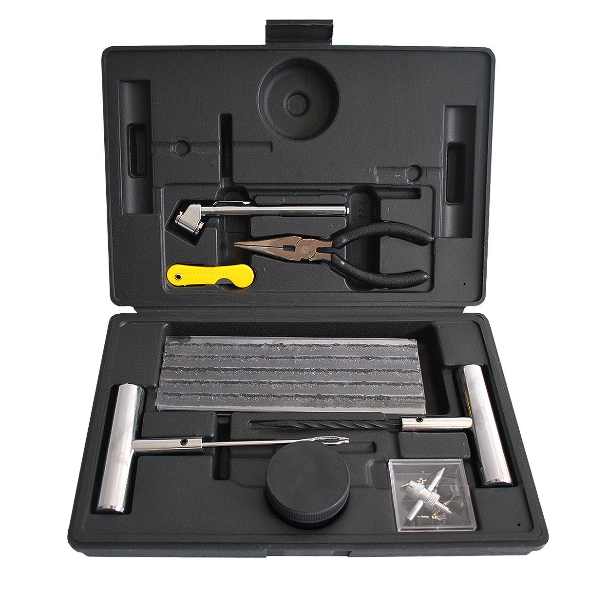 HELO24 Reifen-Reparaturset Reifen-Reparatur-Set SCHWARZ