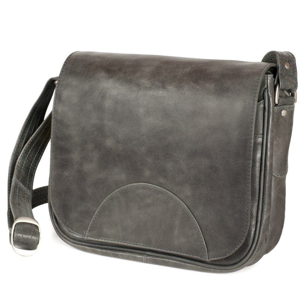 Hamosons Handtasche Damen-Handtasche Größe M, Retro-Look,