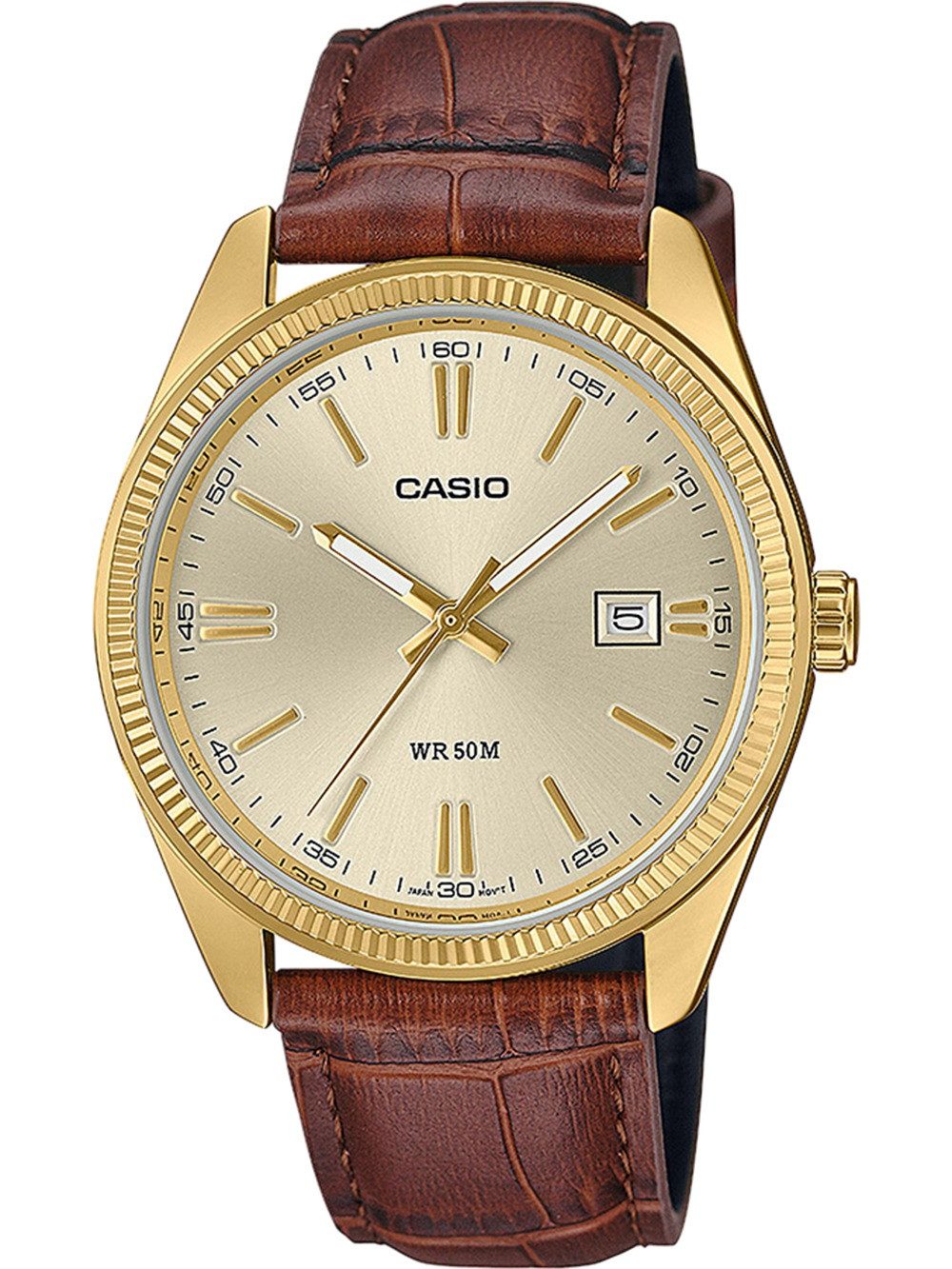 CASIO Quarzuhr Casio MTP-1302PGL-9AVEF Herrenuhr Timeless