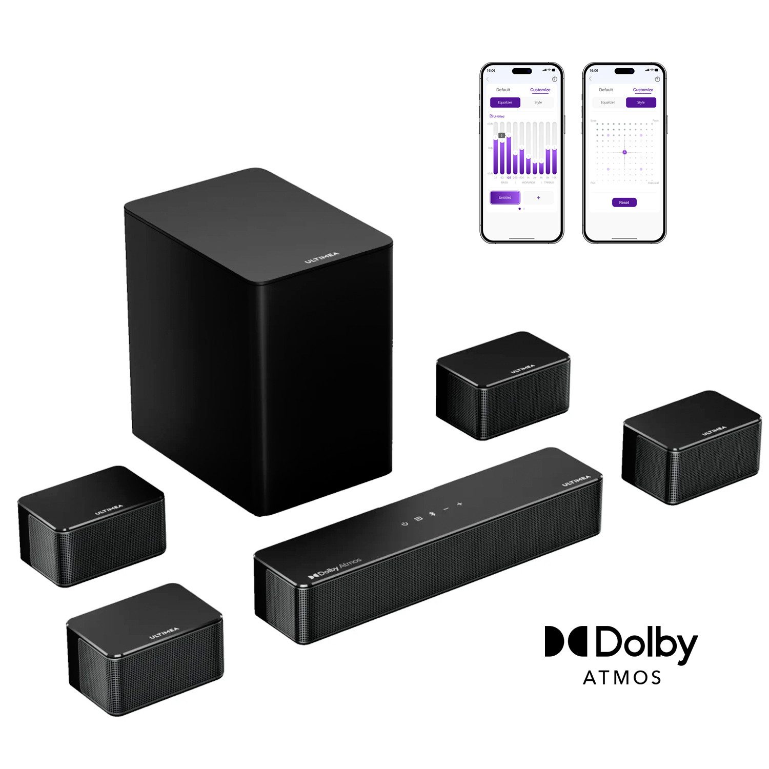 Ultimea Poseidon D80 Soundbar 7.1 Surround