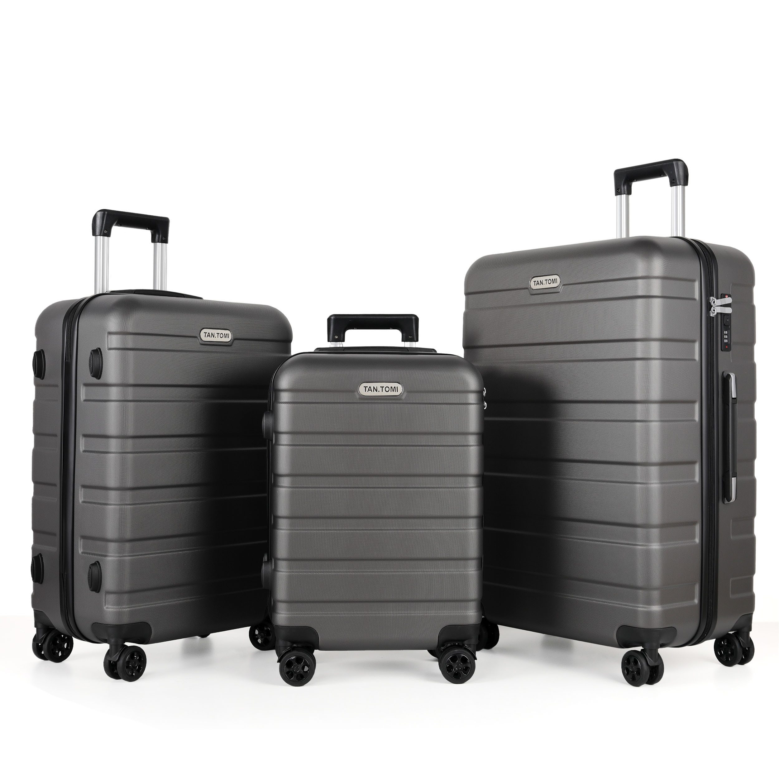 TAN.TOMI Kofferset Trolleyset 3-teilig (M,L,XL) ABS