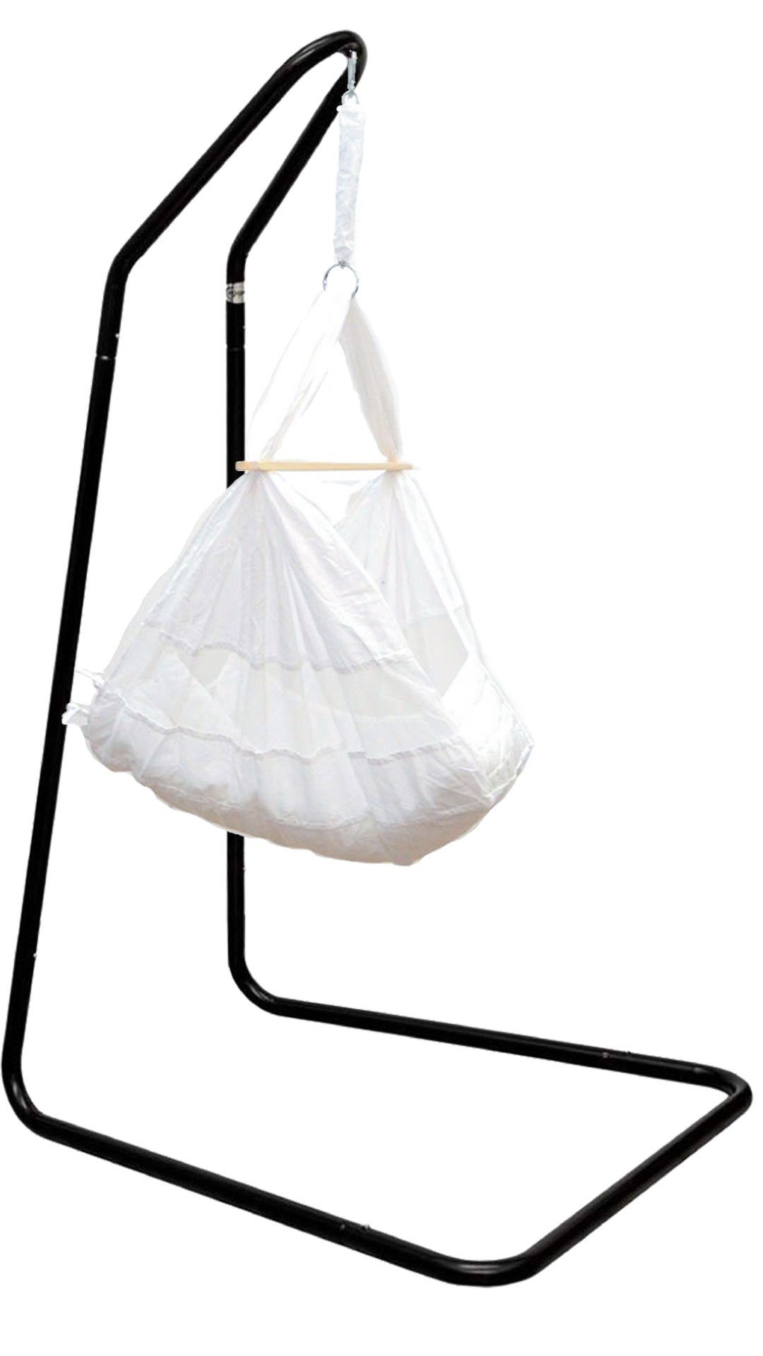 AMANKA Babywippe Baby Federwiege mit Gestell