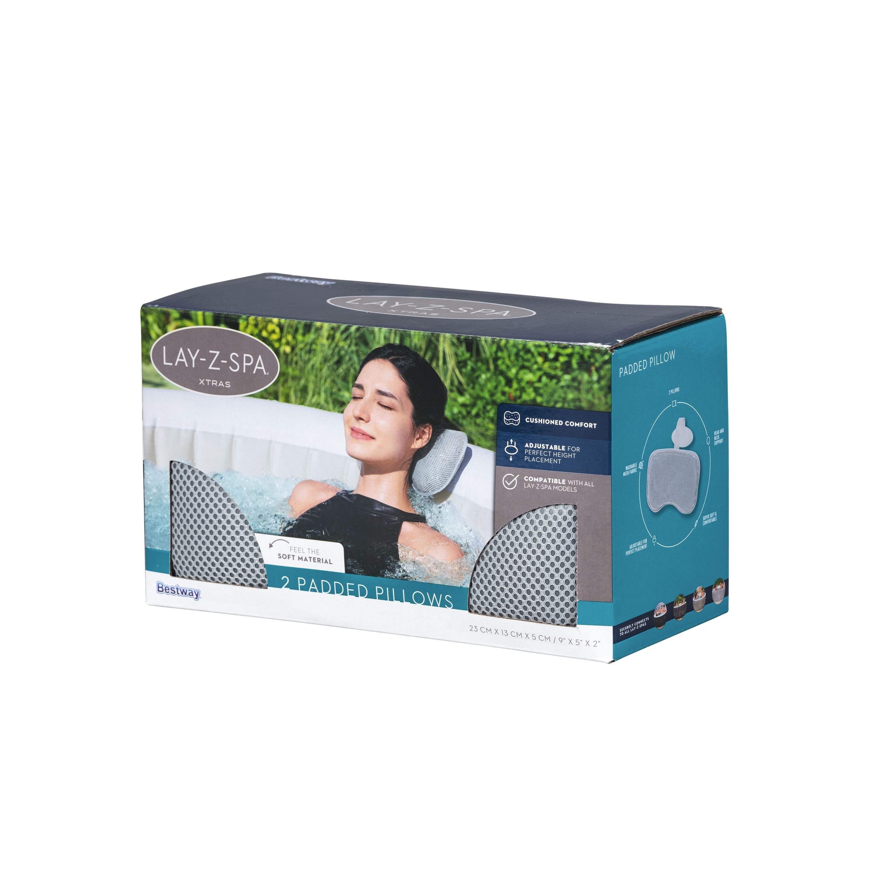 Bestway Sitzkissen LAY-Z-SPA® Xtras Gepolstertes Nackenkissen