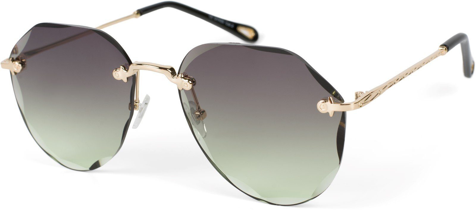 styleBREAKER Sonnenbrille Rahmenlose Piloten Sonnenbrille mit