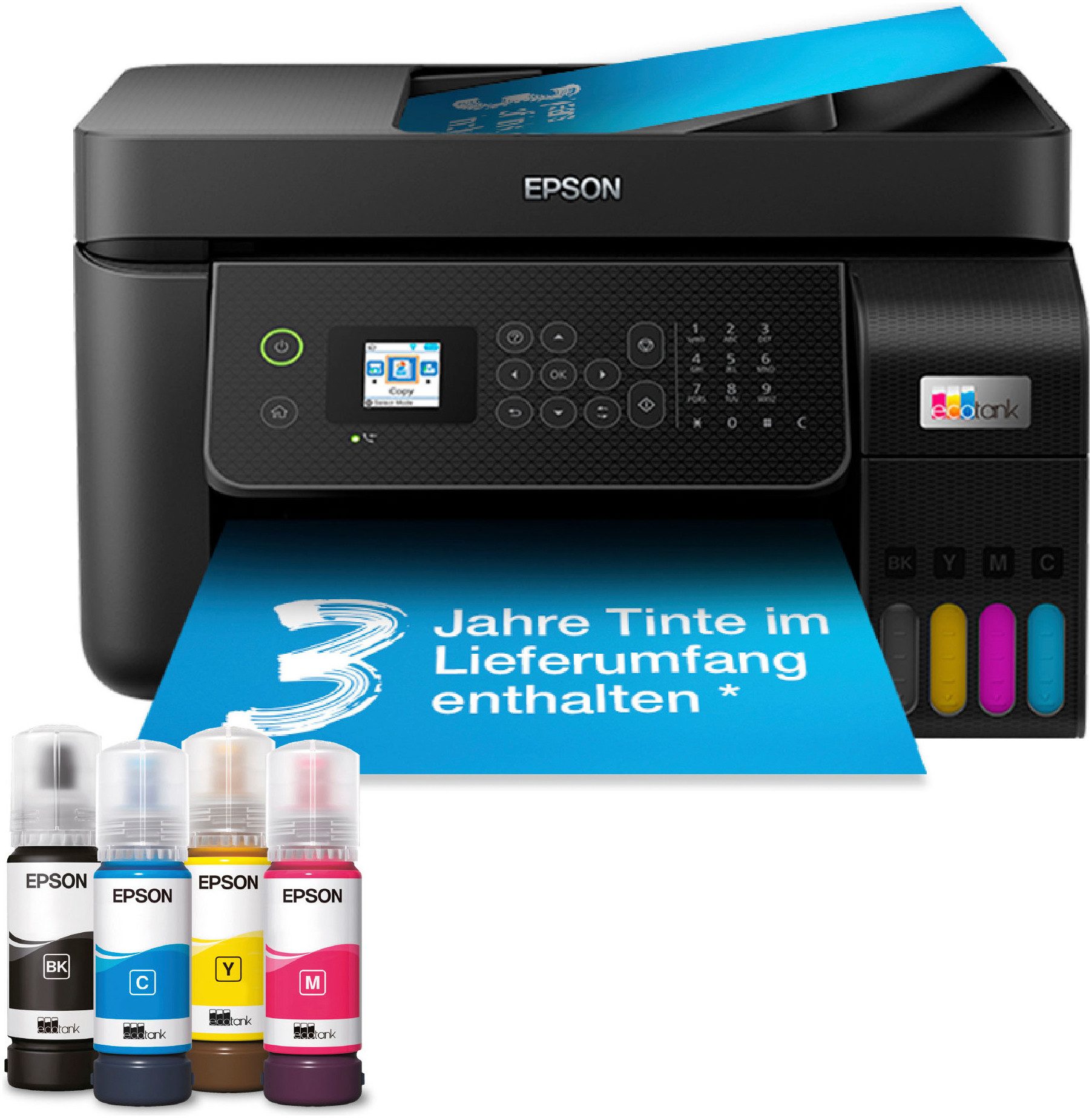 Epson EcoTank ET-4800 Multifunktionsdrucker, (LAN (Ethernet),