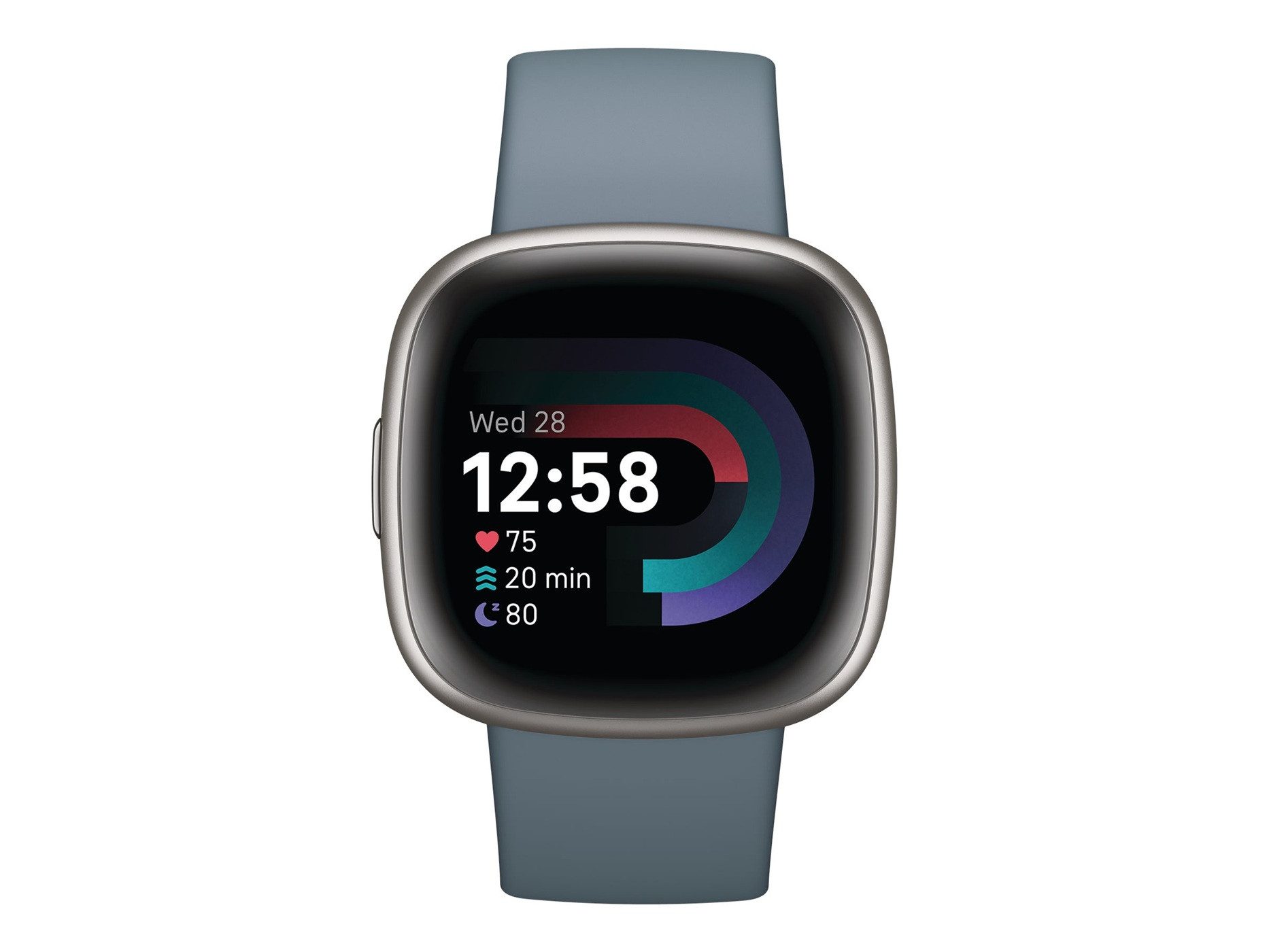 fitbit Sportuhr Fitbit Versa 4 Wasserfallblau,