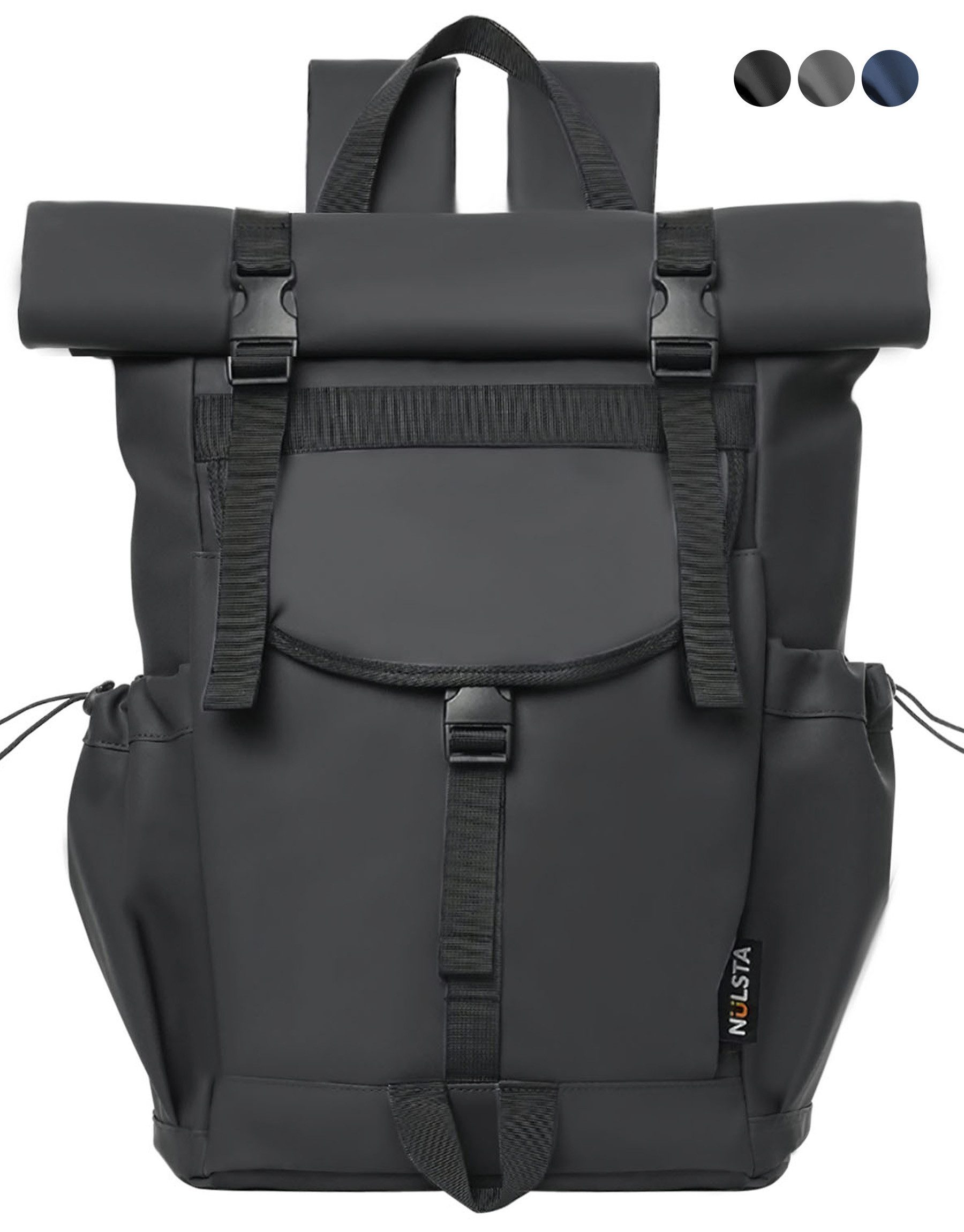 NULSTA Freizeitrucksack Rolltop Rucksack Wasserdicht Rucksack