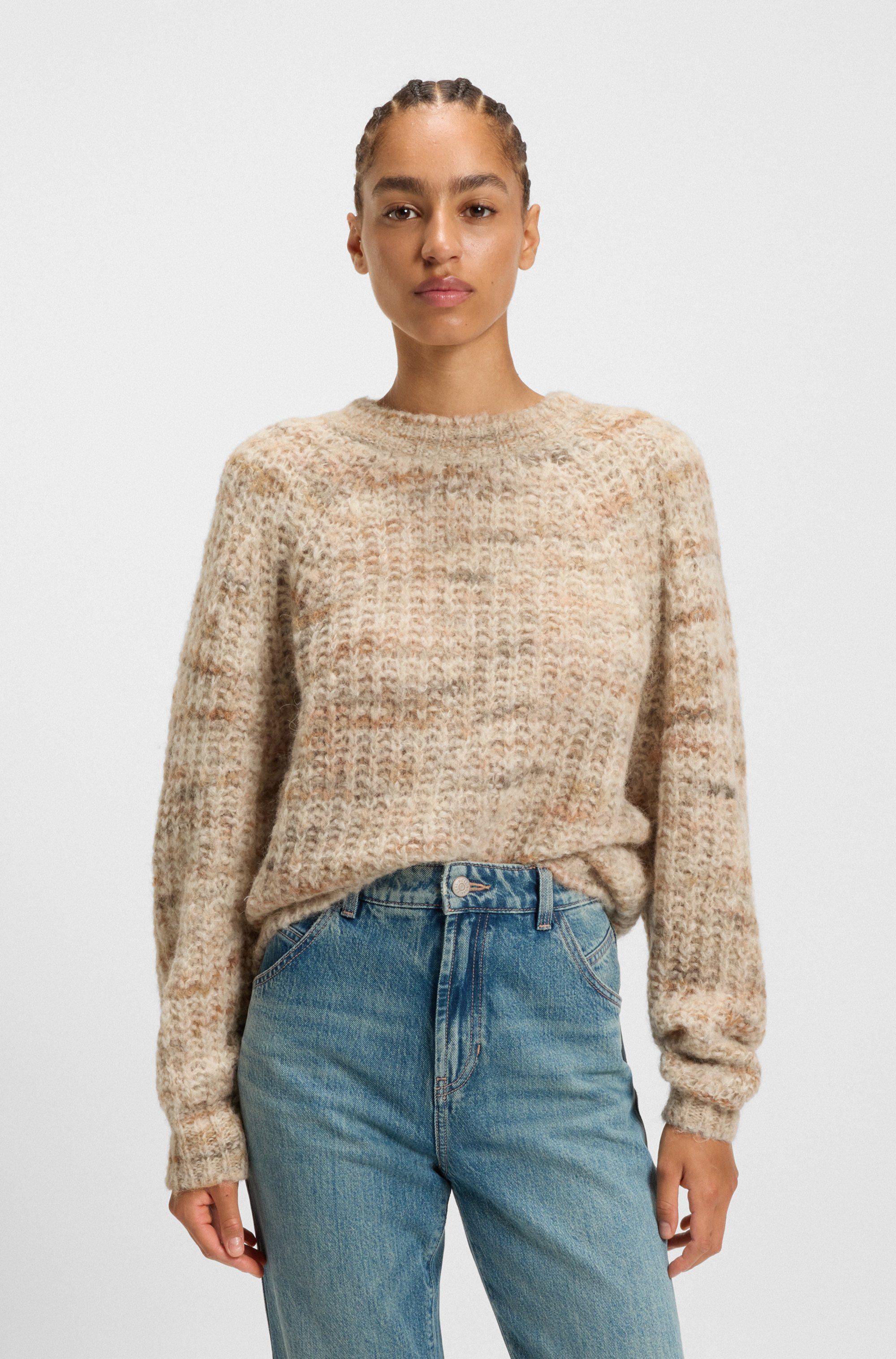 BOSS ORANGE Strickpullover Fiambella Premium Damenmode