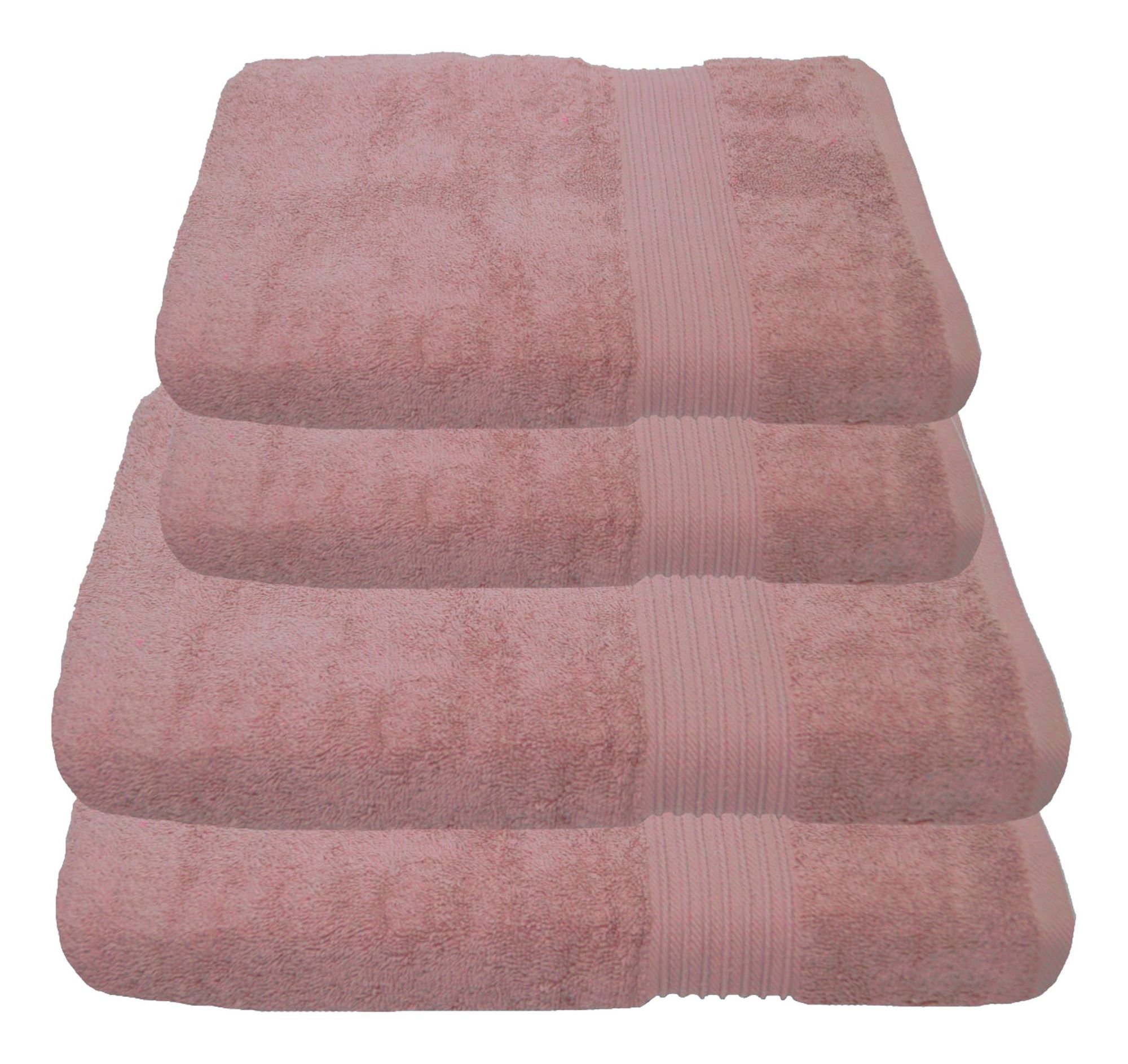 Julie Julsen Handtücher 4-Handtücher-Pastell Rosa, Baumwolle