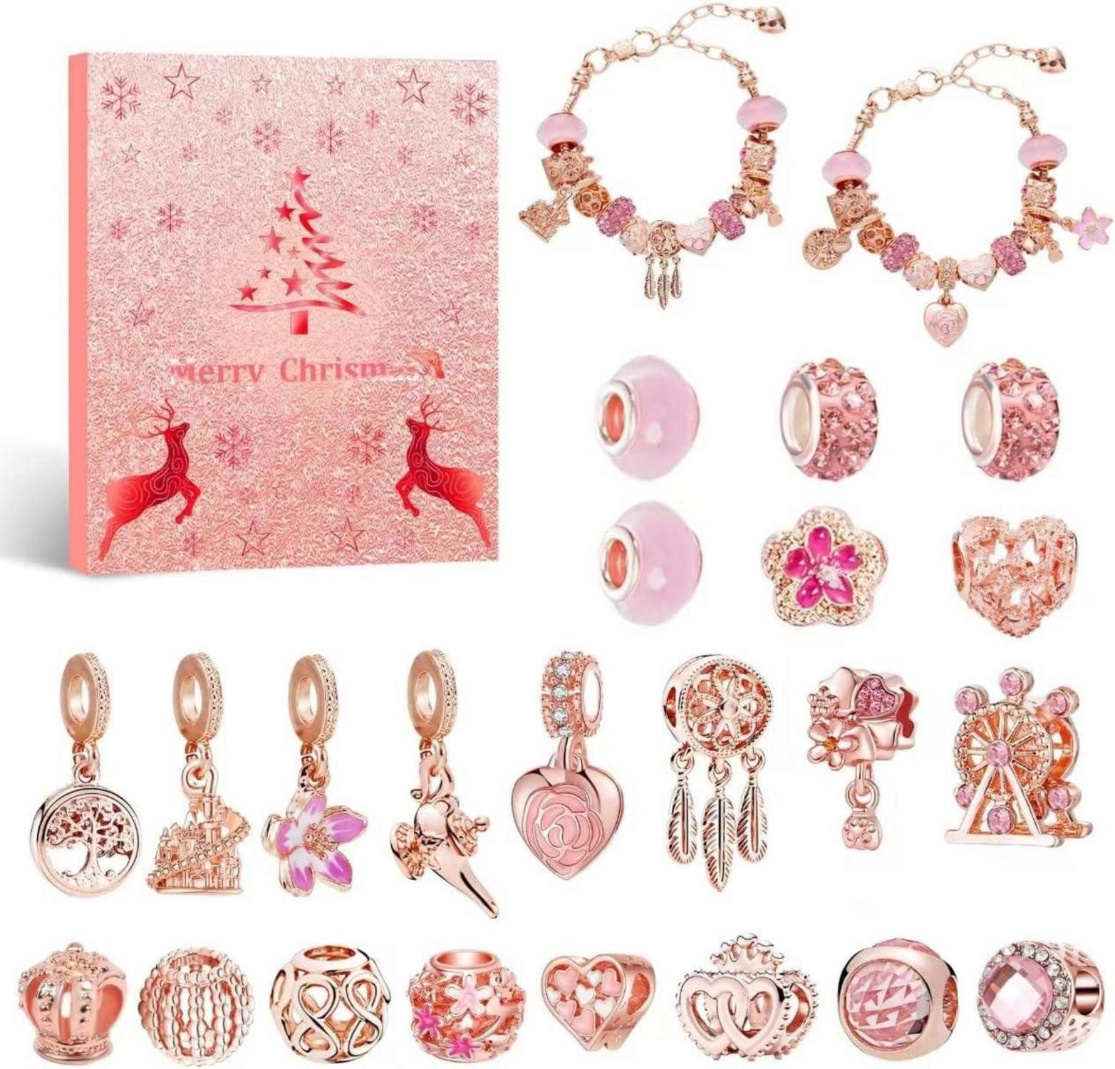 LuxusKollektion Schmuck-Adventskalender Adventskalender 2024 Mädchen Schmuck