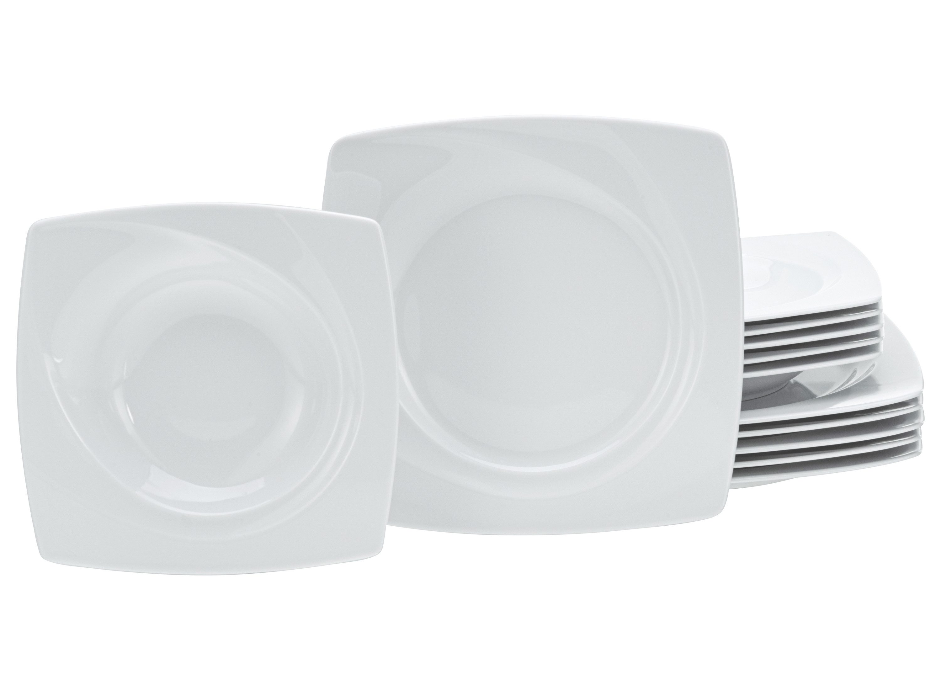 CreaTable Tafelservice Celebration Weiss Tafelservice 12-tlg
