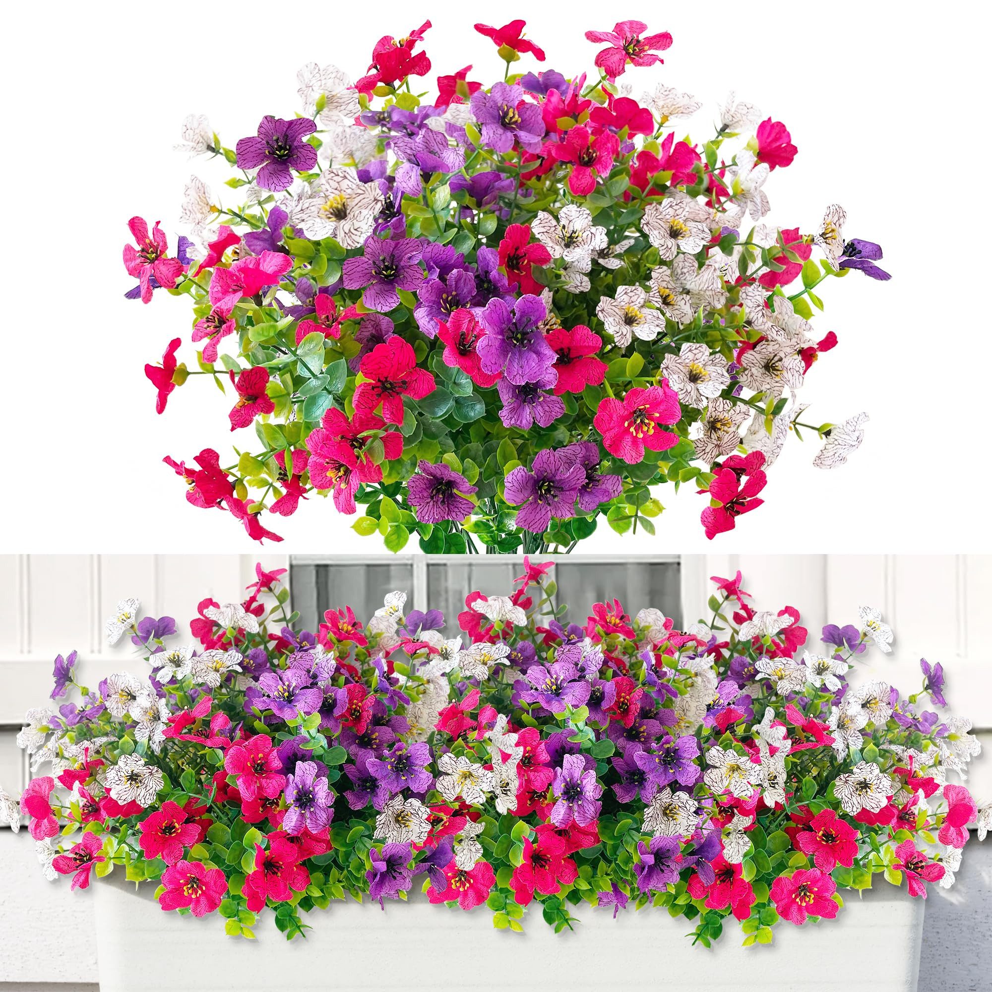 Kunstpflanze Kunstblumenstrauß künstliche 6 Bündel Kunstblumen