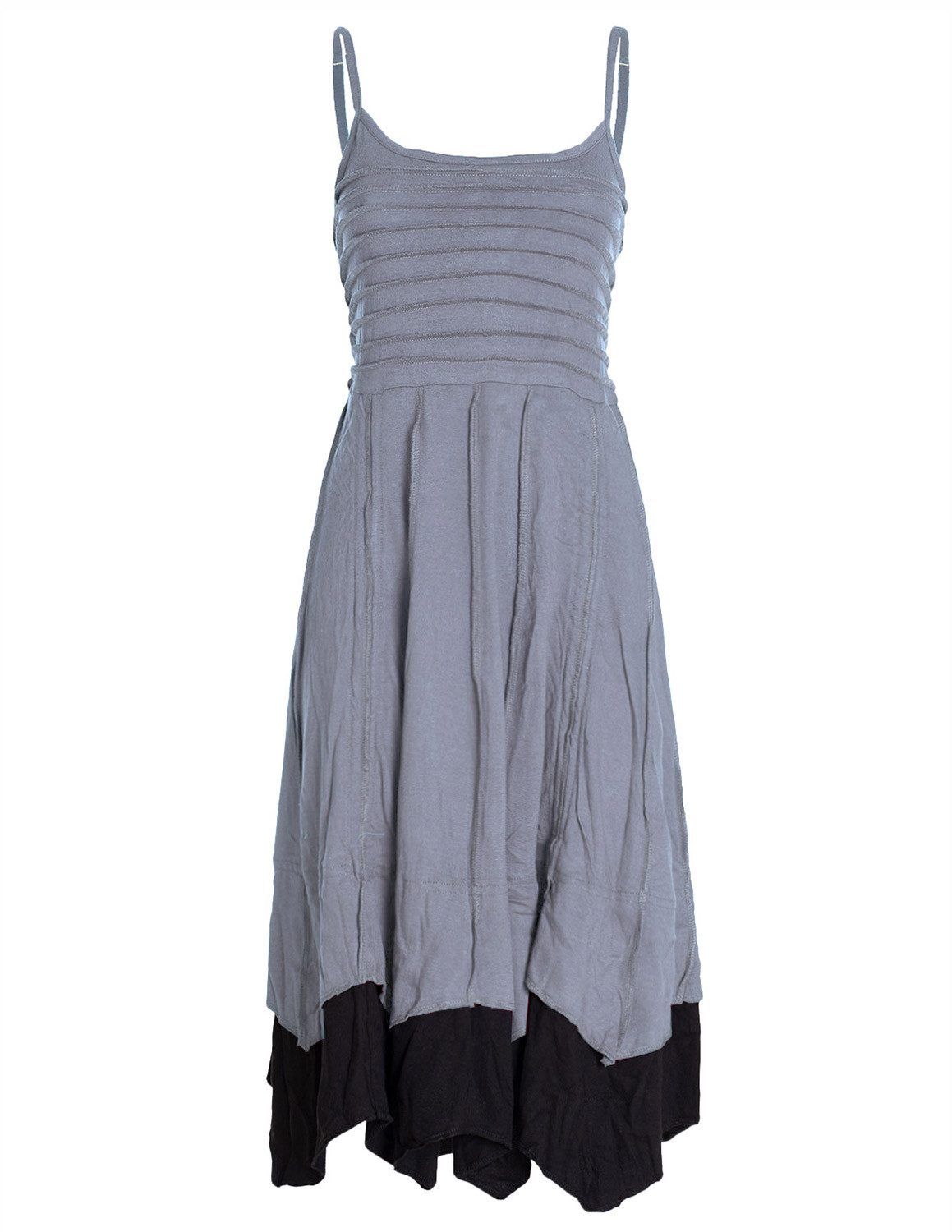 Vishes Sommerkleid Damen Sommer-Kleid längen-verstellbar Spagettiträger-Kleid