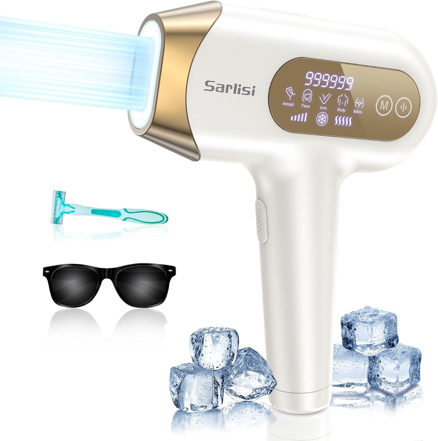 Vivitar IPL-Haarentferner mit EISKÜHLUNG Funktion für