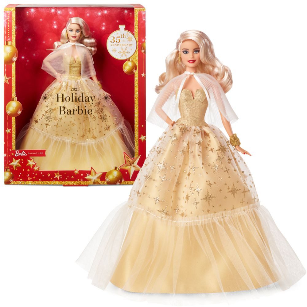 Barbie Anziehpuppe Holiday Barbie 2023 HJX04