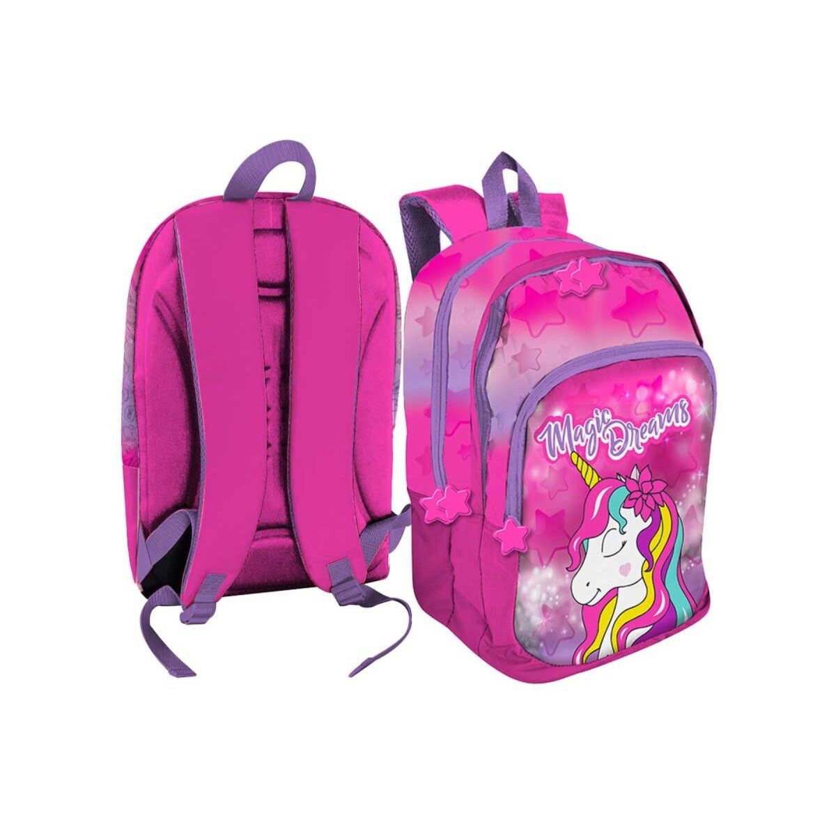 unicorn Kinderrucksack Unicorn Rucksack Bunter Schultasche