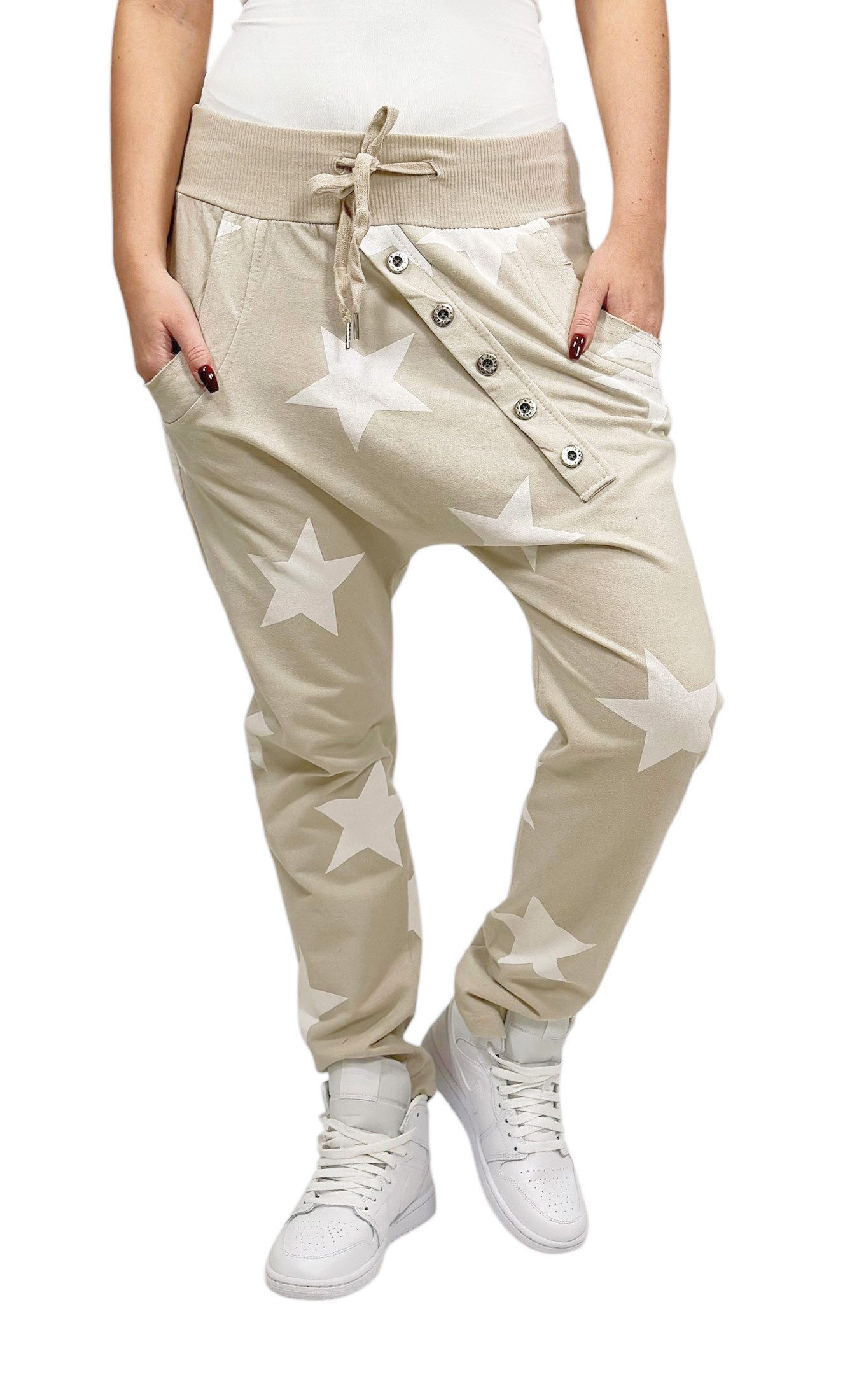 Mississhop Boyfriend-Hose Damen Hose Sweatpants Jogginghose