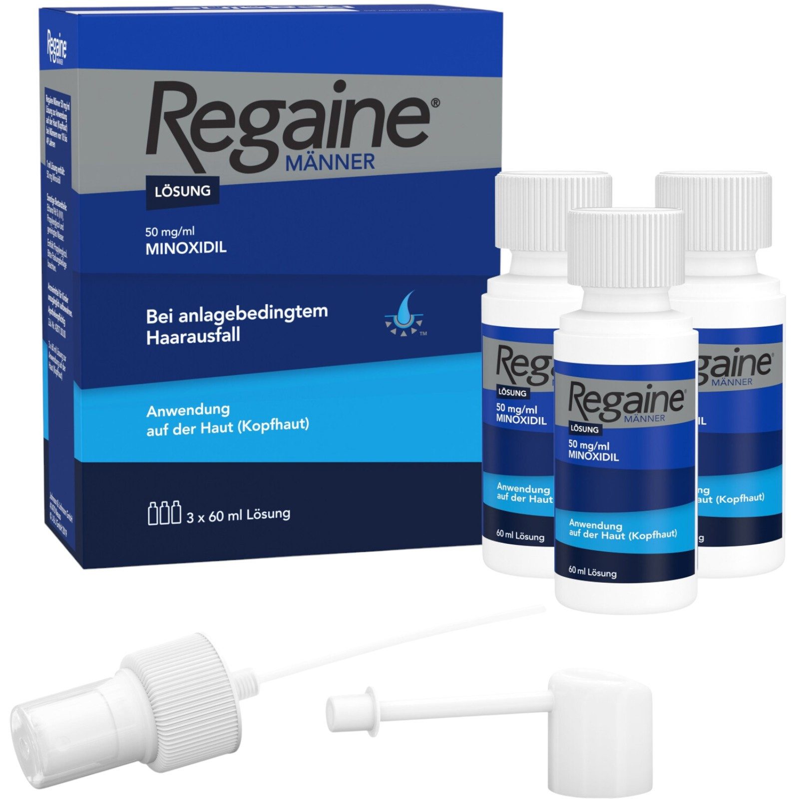 REGAINE Haarkur Männer Lösung mit Minoxidil