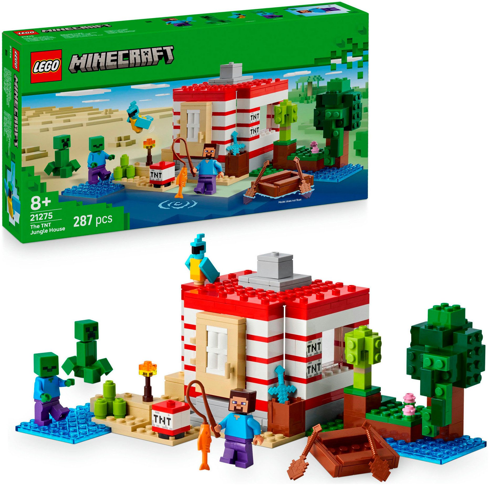 LEGO® Das TNT-Dschungelhaus (21275), LEGO Minecraft