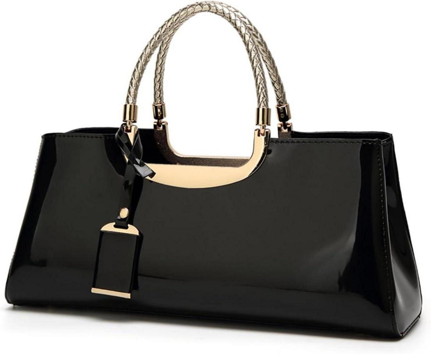 LuxusKollektion Handtasche Damen Handtasche PU-Lackleder Henkeltasche