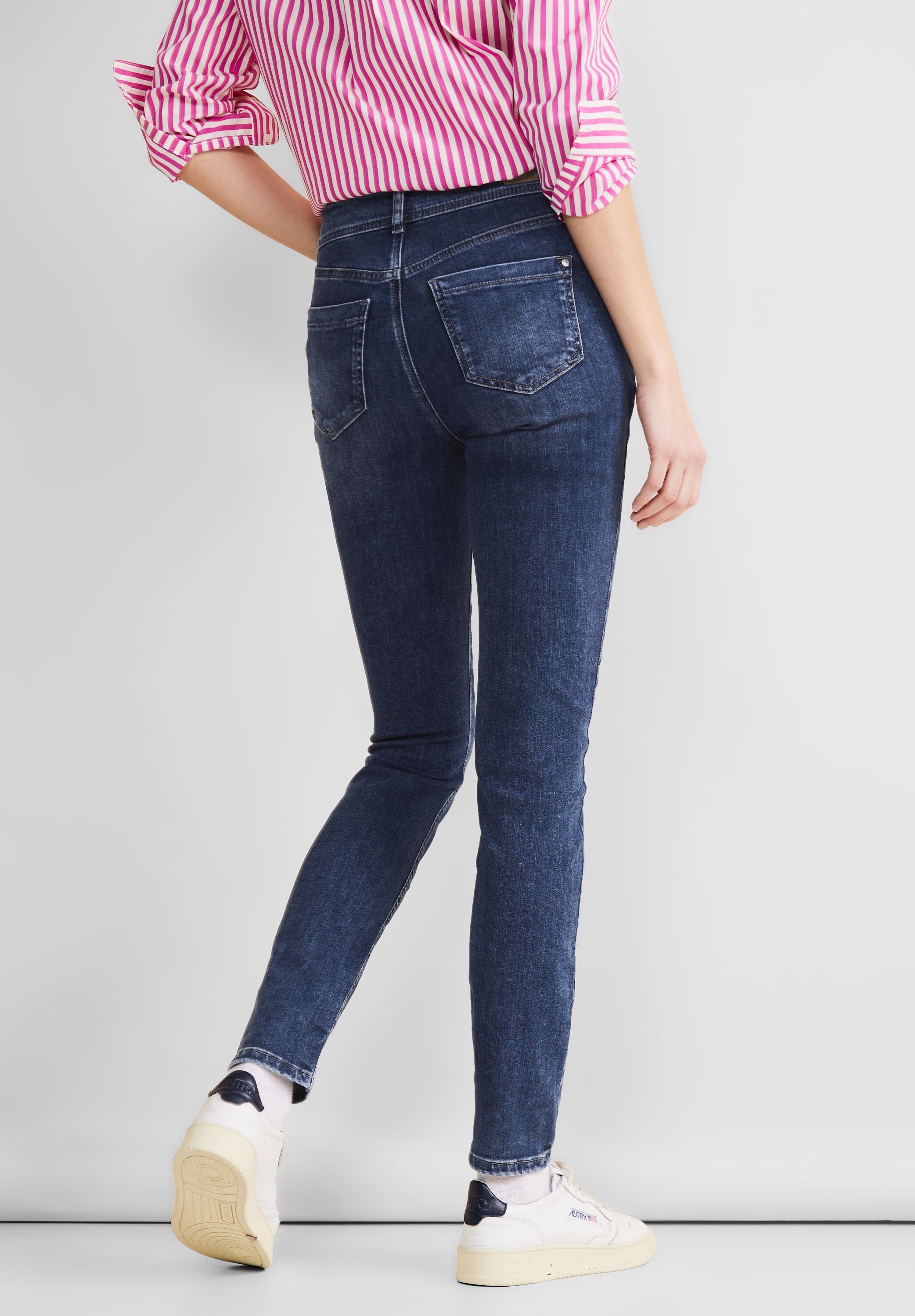 STREET ONE Slim-fit-Jeans High Waist