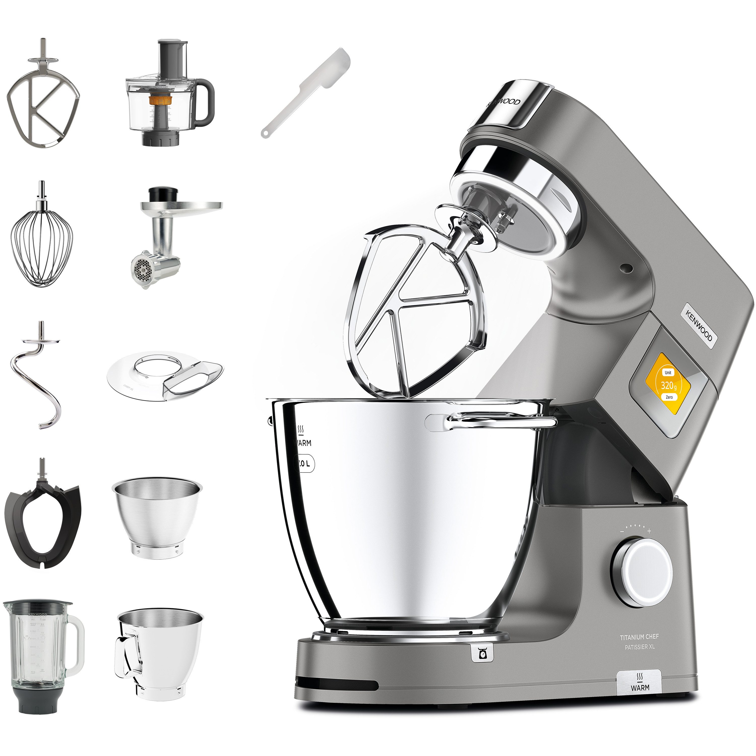 KENWOOD Küchenmaschine Titanium Chef Patissier XL