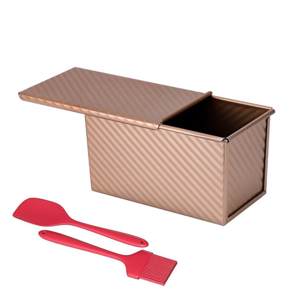 FELIXLEO Brotbackform 4-teilig Antihaft-Brot Toastform mit