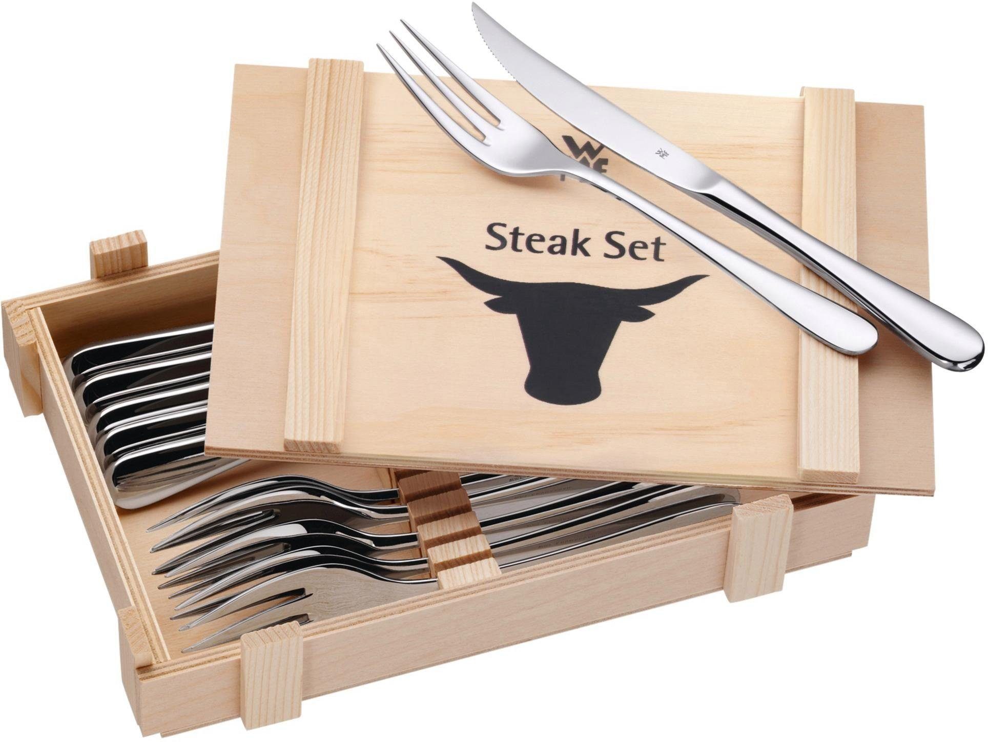 WMF Steakbesteck (12-tlg), 6 Personen, Cromargan®