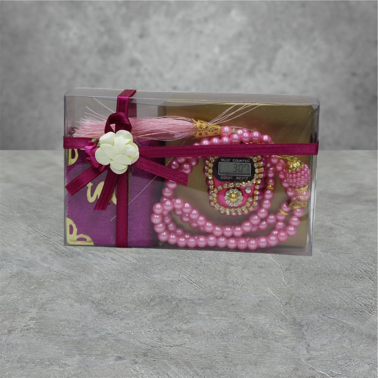 Aymasal Perlenketten-Set Islamische Geschenke 3tlg. 99