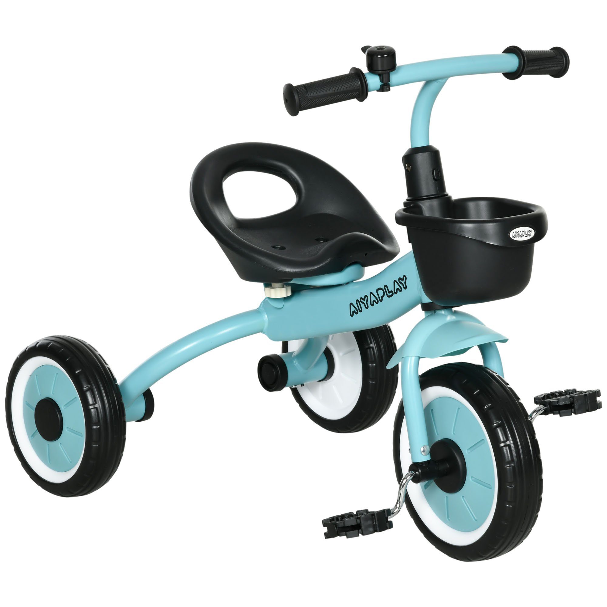 AIYAPLAY Dreirad Kinderfahrrad mit verstellbarer Sitz,