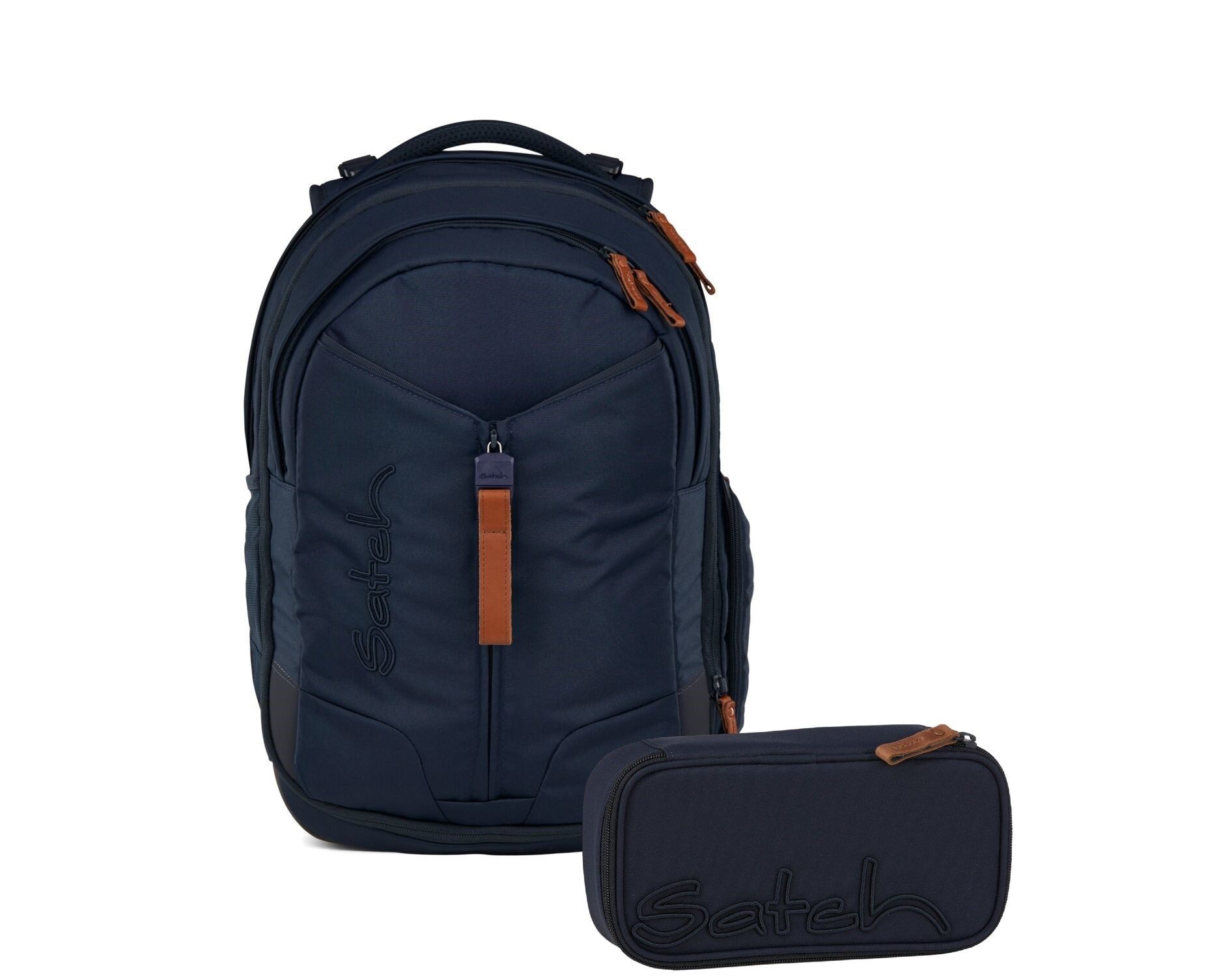 Satch Schulranzen Schulrucksack-Set MATCH Nordic Blue