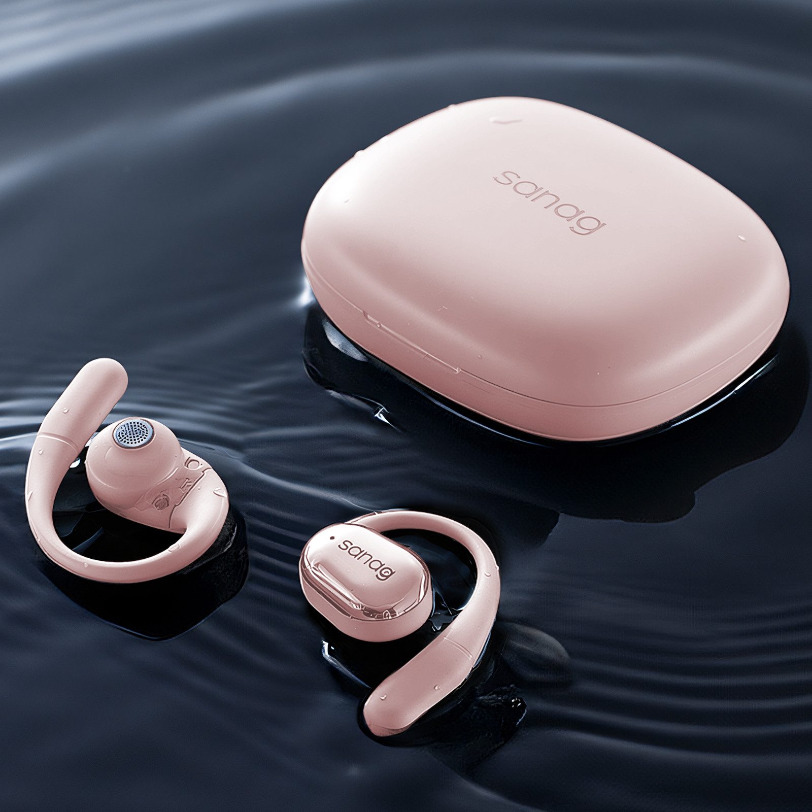 SANAG Bluetooth Kopfhörer, Sport-Kopfhörer Open-Ear-Kopfhörer (Bluetooth