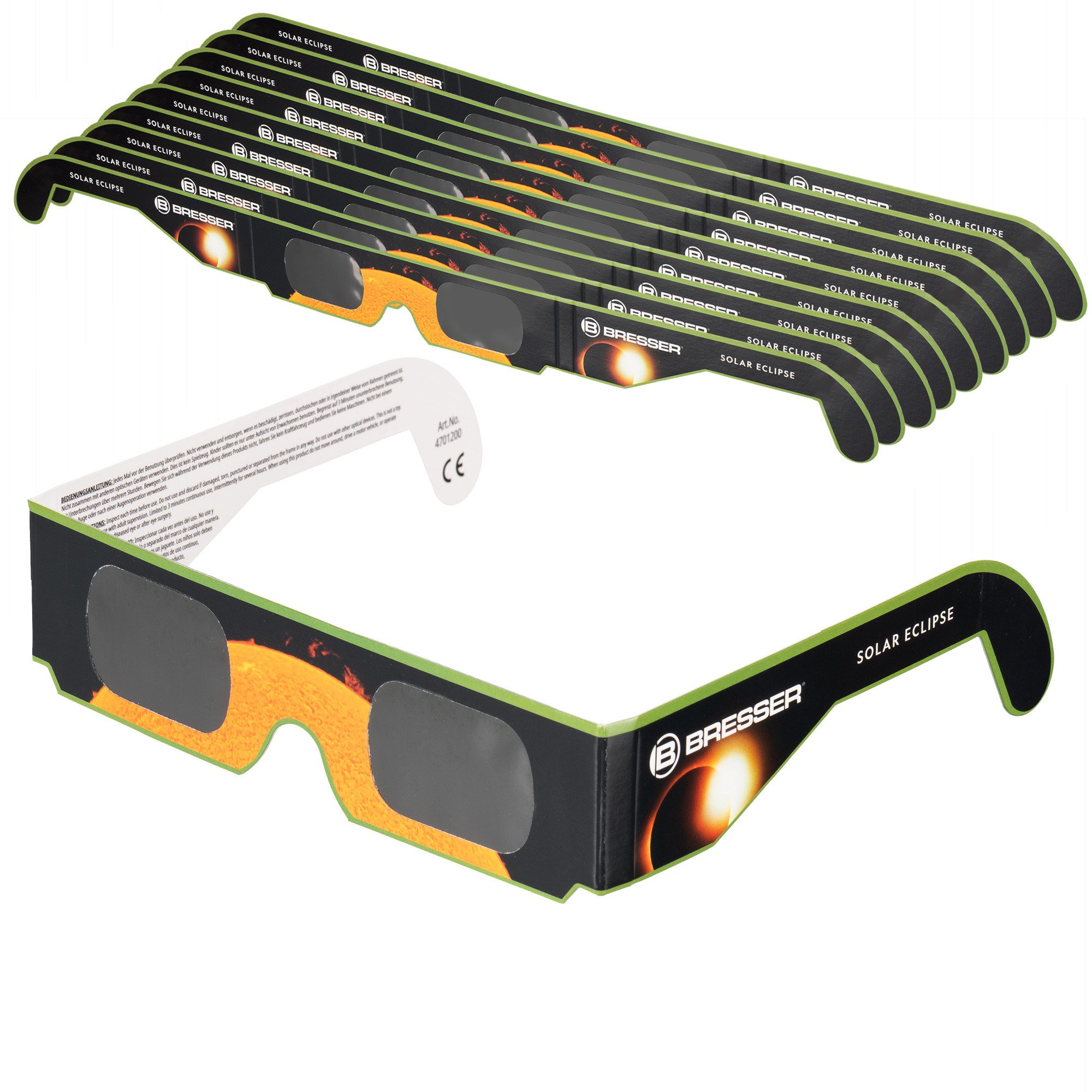 BRESSER Teleskop BRESSER Sonnenfinsternis-Brille (10 Stück)
