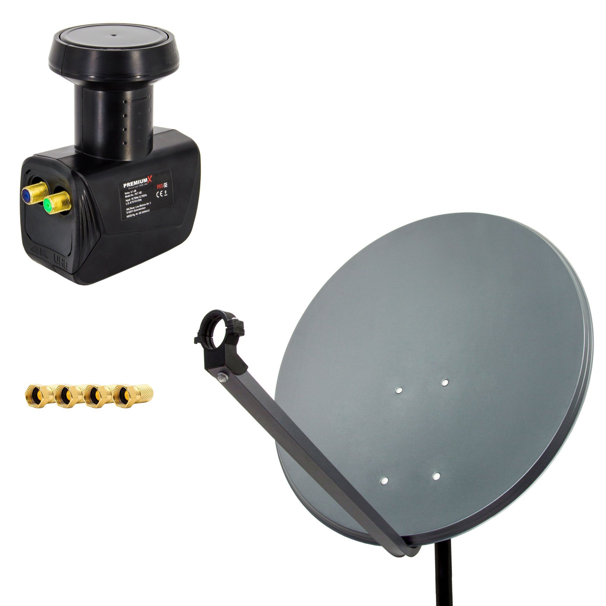 PremiumX SAT Anlage 60cm Satellitenschüssel ALU