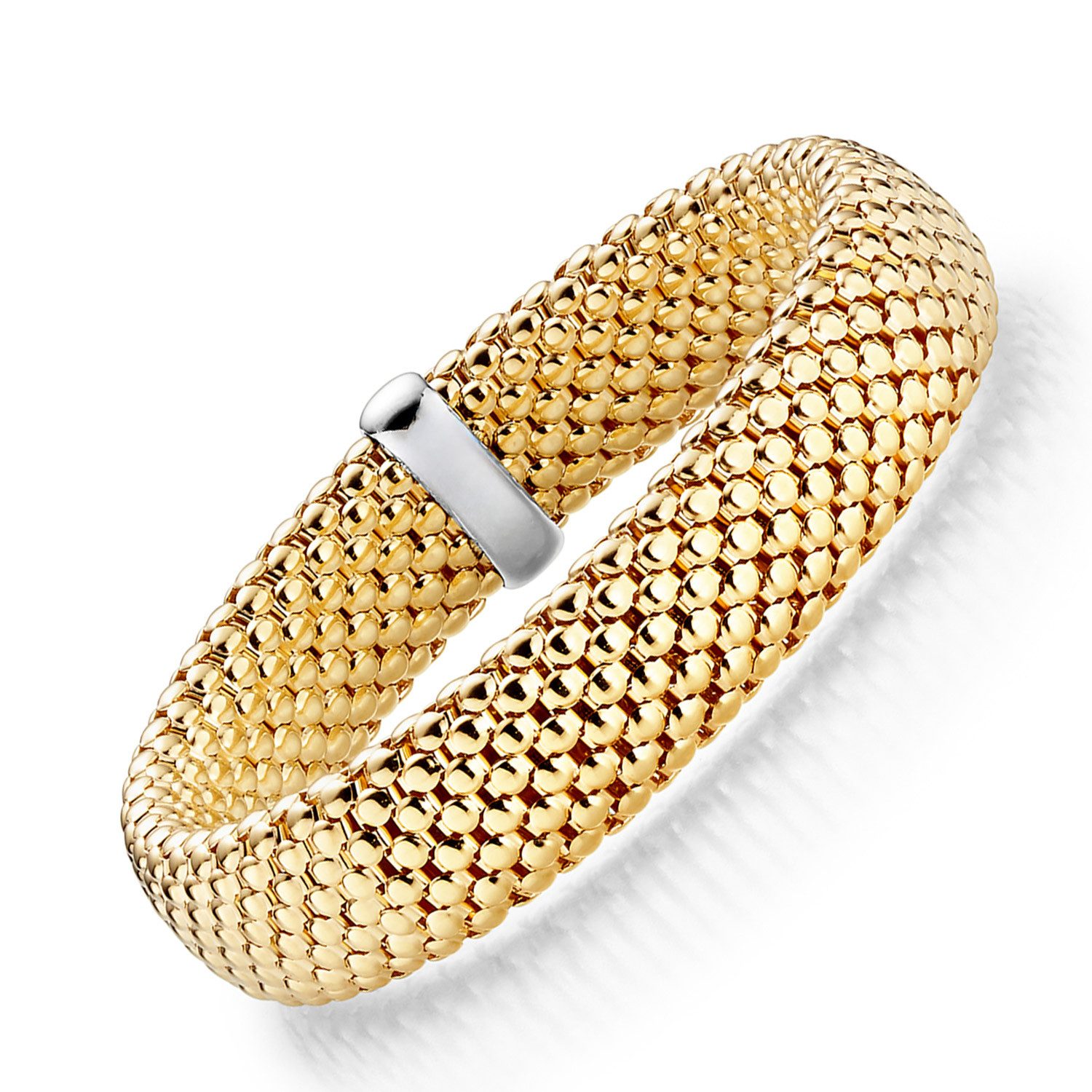 HOPLO Goldarmband Goldkette Armkette Breite 14,0mm