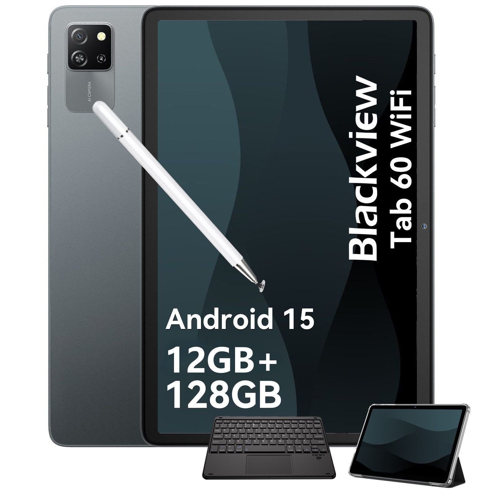 blackview Tab60Wifi Android 15 incl. Stift/Hülle/Tastatur