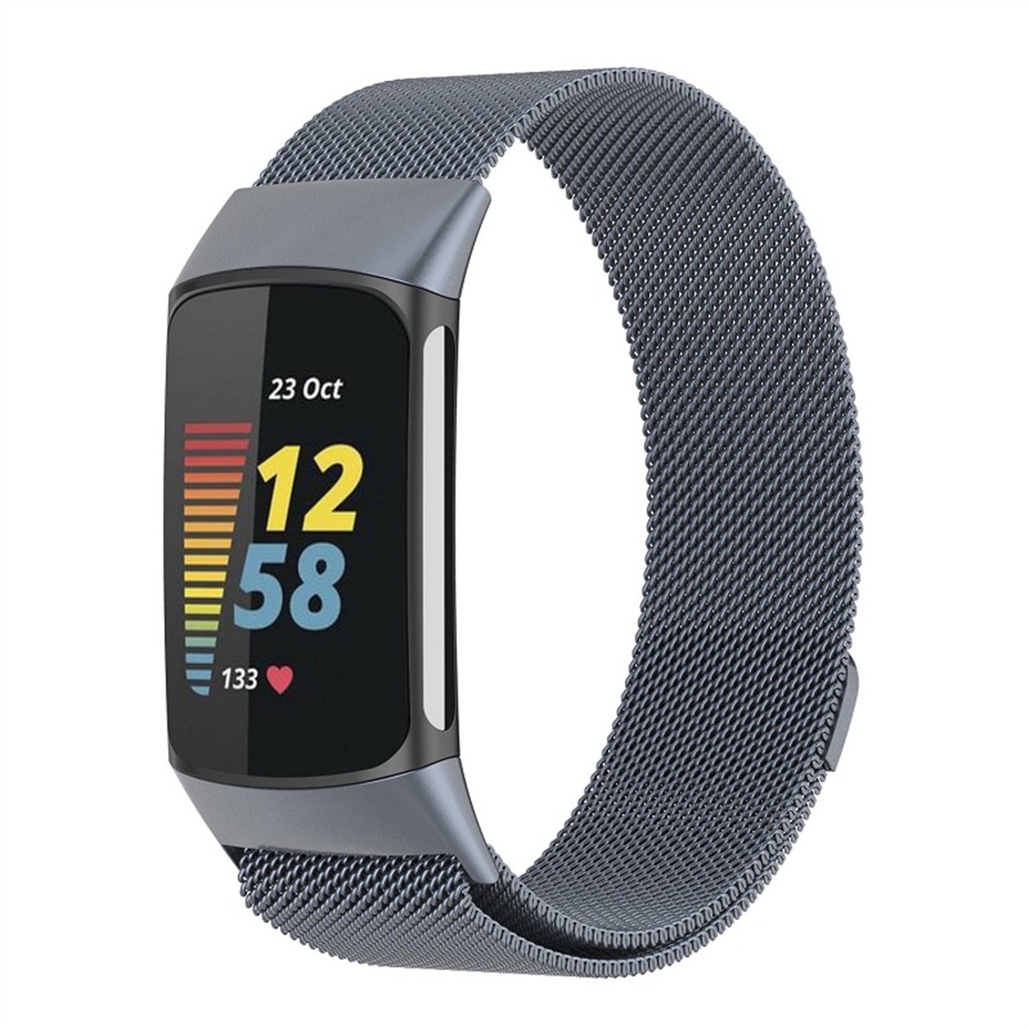 Wigento Smartwatch-Armband Für Fitbit Charge 6