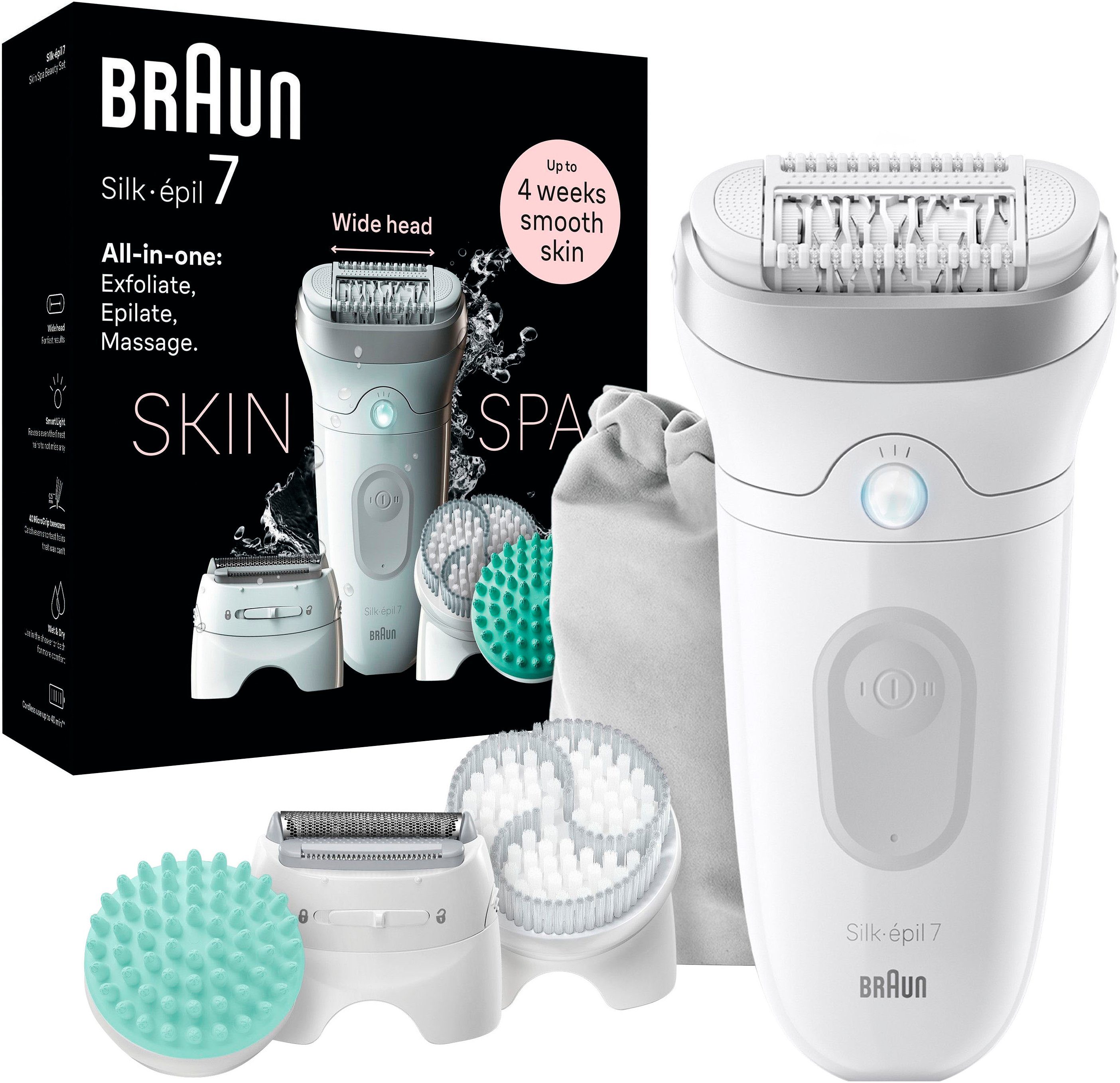 Braun Epilierer Silk-épil SkinSpa 7 7-081,