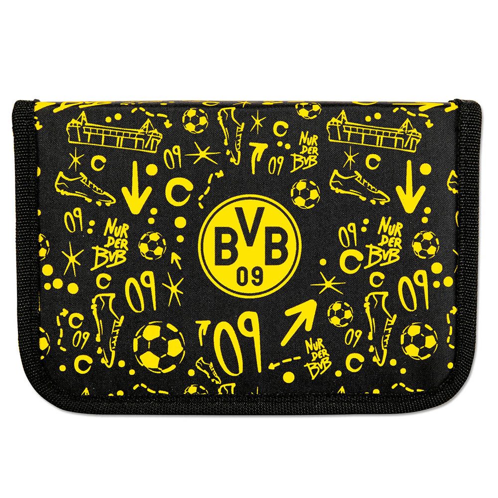 BVB MERCHANDISING Federmäppchen 29-teilig Logo