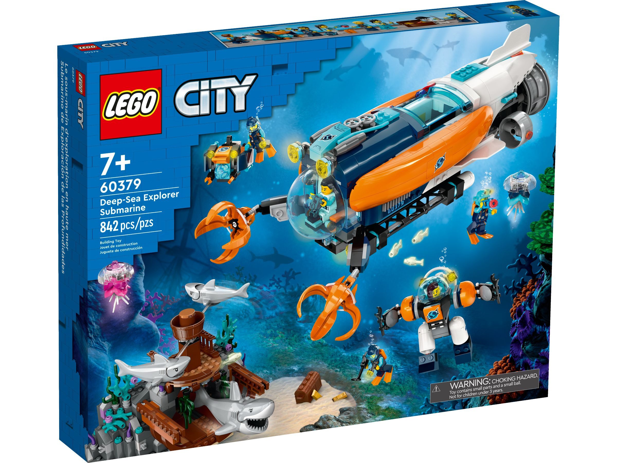 LEGO® LEGO® City 60379 Forscher-U-Boot Konstruktionsspielsteine