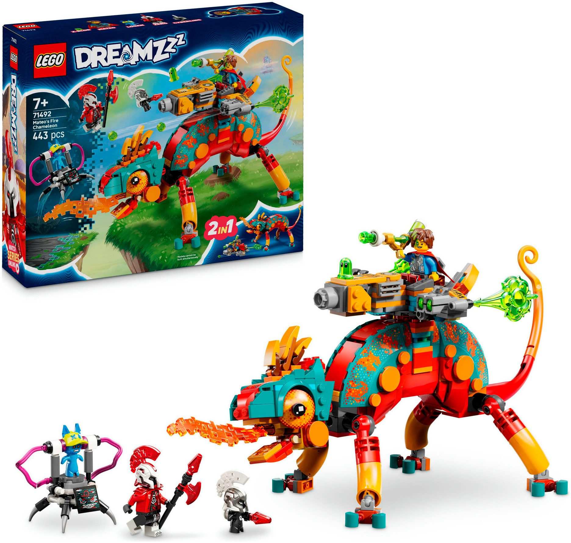 LEGO® Mateos Feuer-Chamäleon (71492), LEGO DREAMZzz
