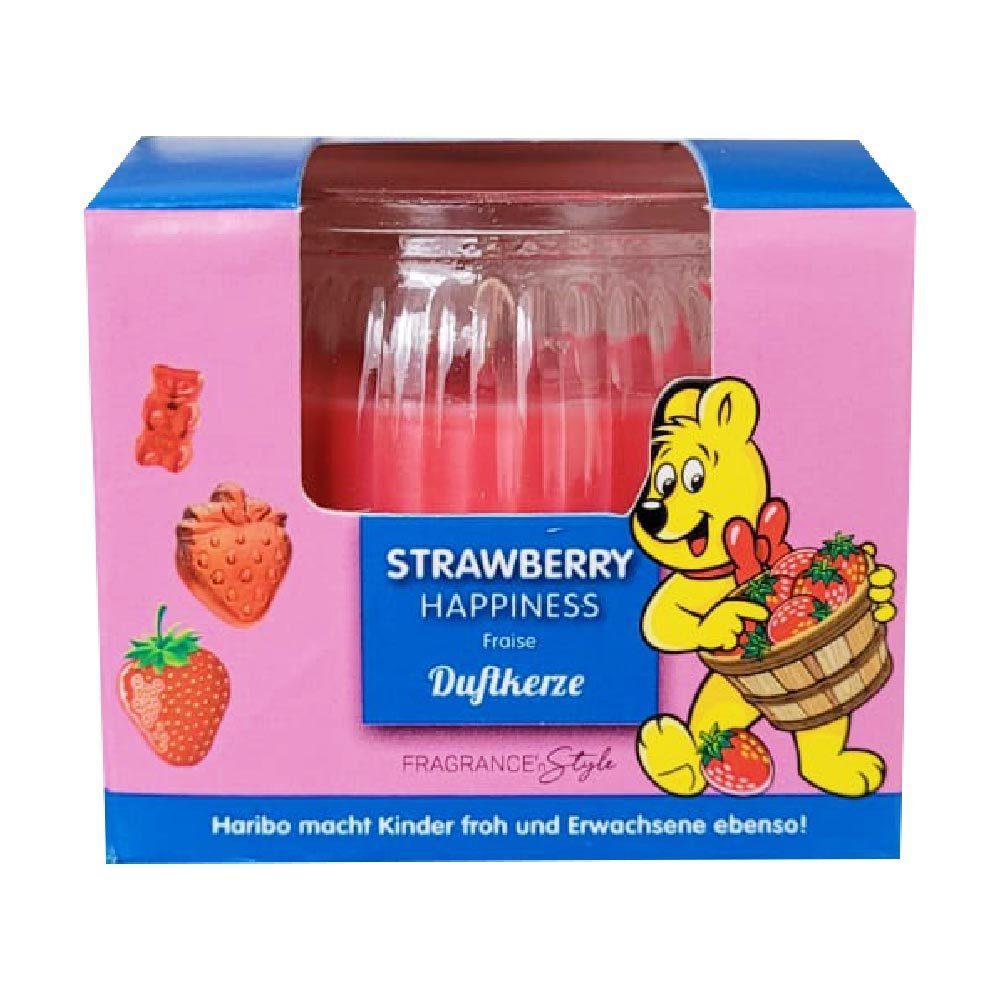 HARIBO Duftkerze Haribo Duftkerze Strawberry Happiness