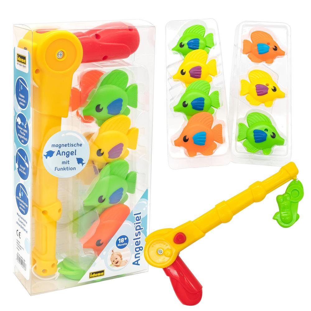 Idena Badespielzeug Angelset magnetisch 8-teilig, Badespielzeug-Set