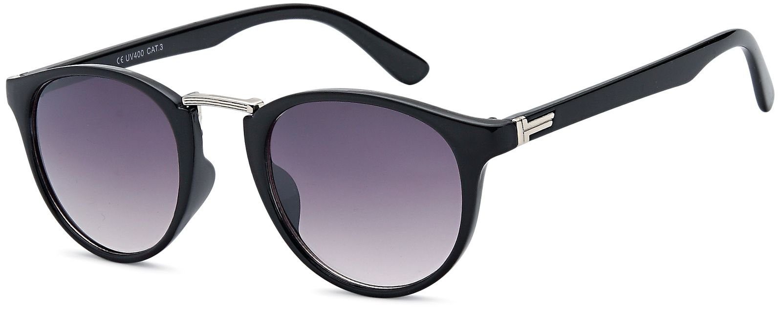 styleBREAKER Sonnenbrille Sonnenbrille mit runden Gläsern