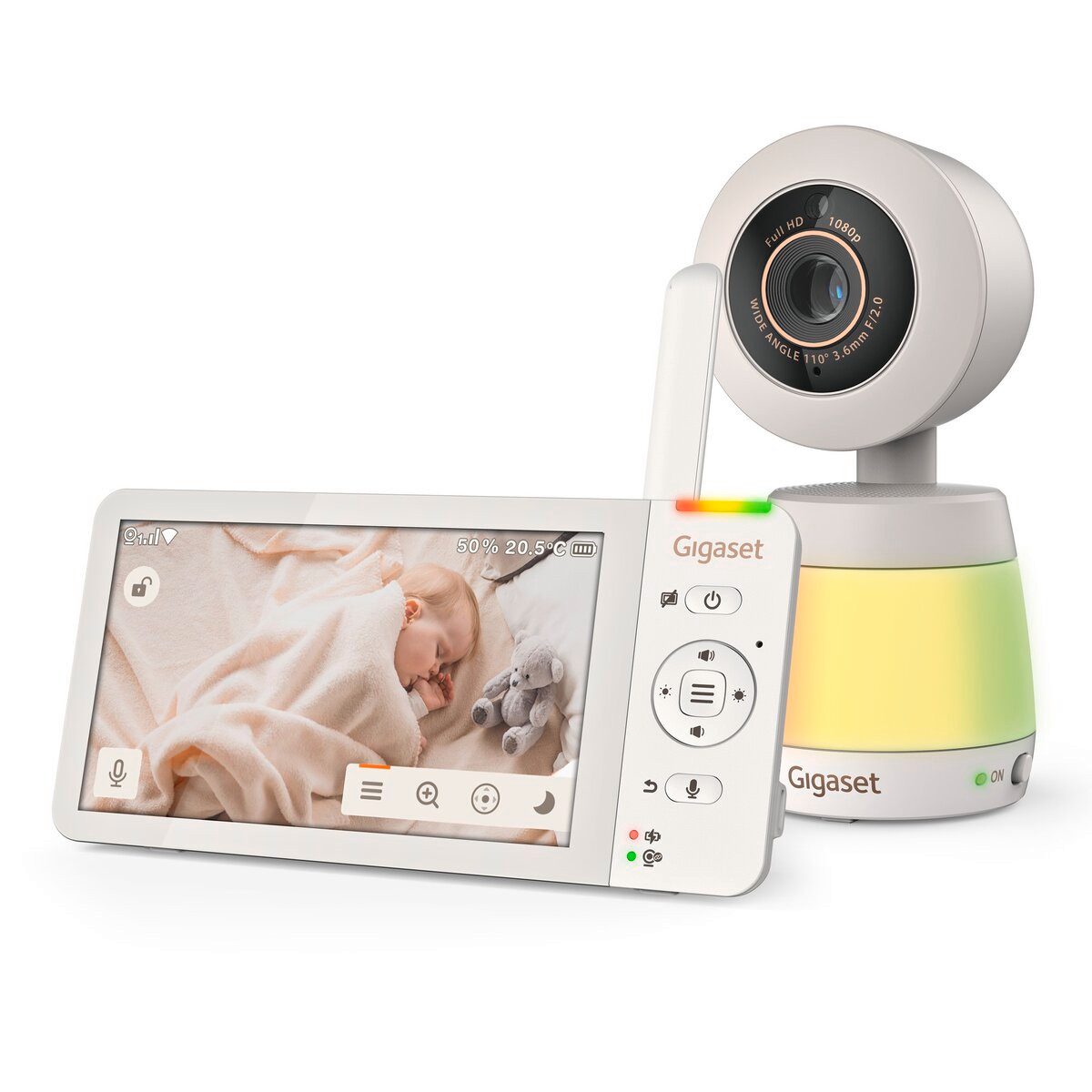 Gigaset Video-Babyphone BABY 700 Connected, 2-tlg.,