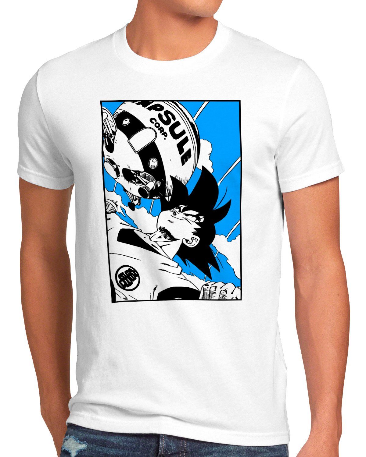 style3 T-Shirt Capsule Corp super dragonball