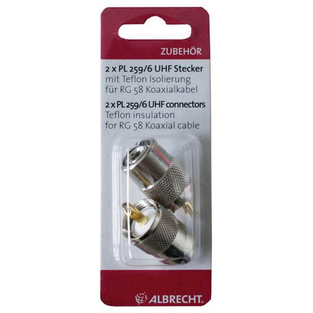 Albrecht Funkgerät Albrecht PL-Stecker PL259/6 Zweier-Blisterset